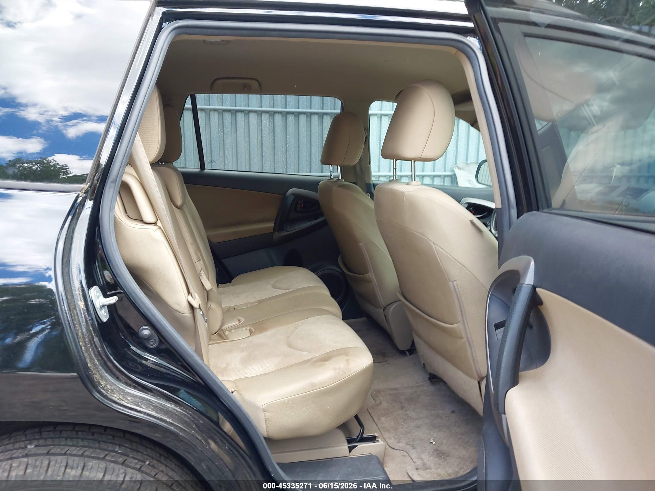2012 Toyota Rav4   Black vin: 2T3BF4DV8CW212830