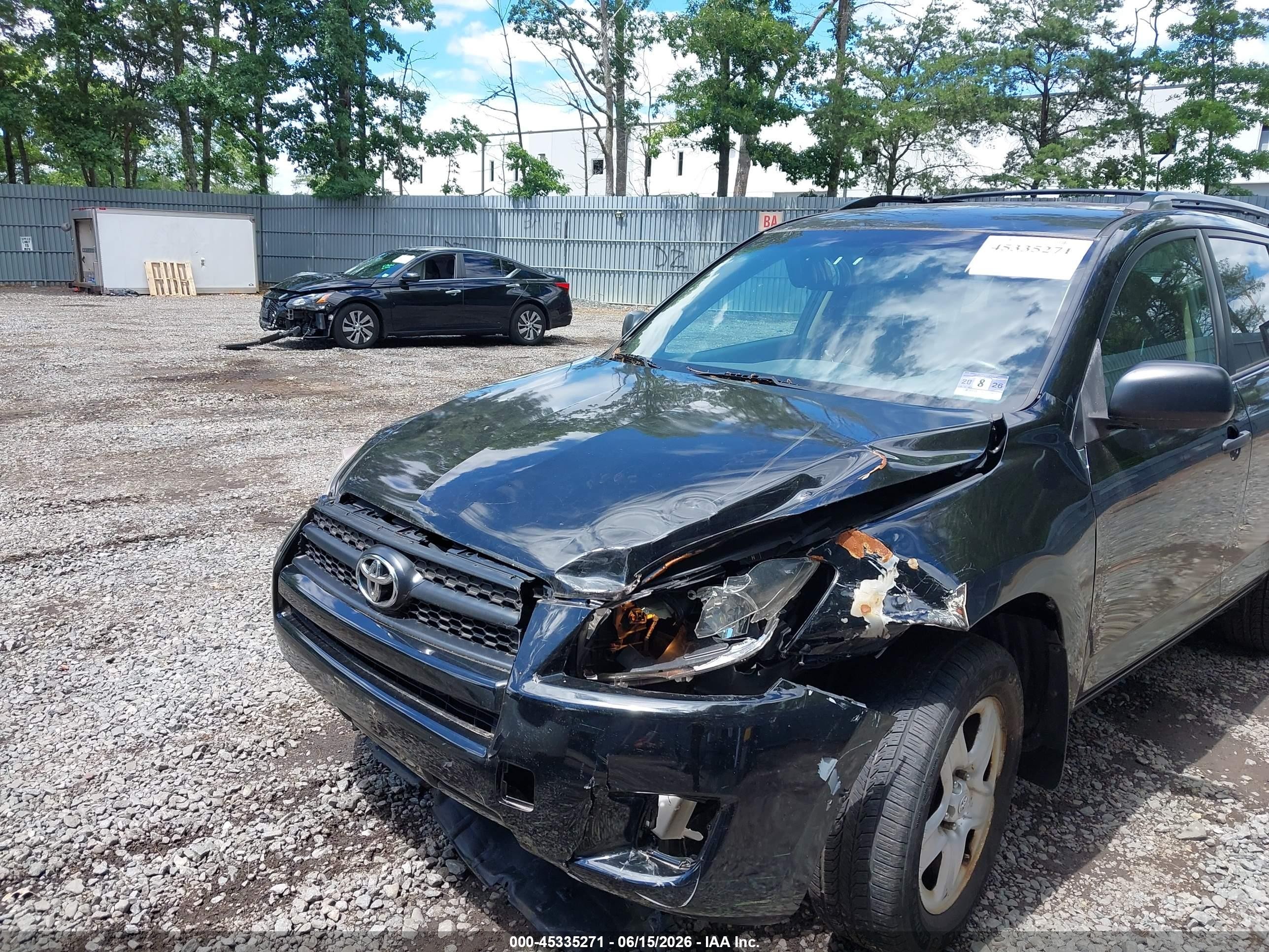 2012 Toyota Rav4   Black vin: 2T3BF4DV8CW212830