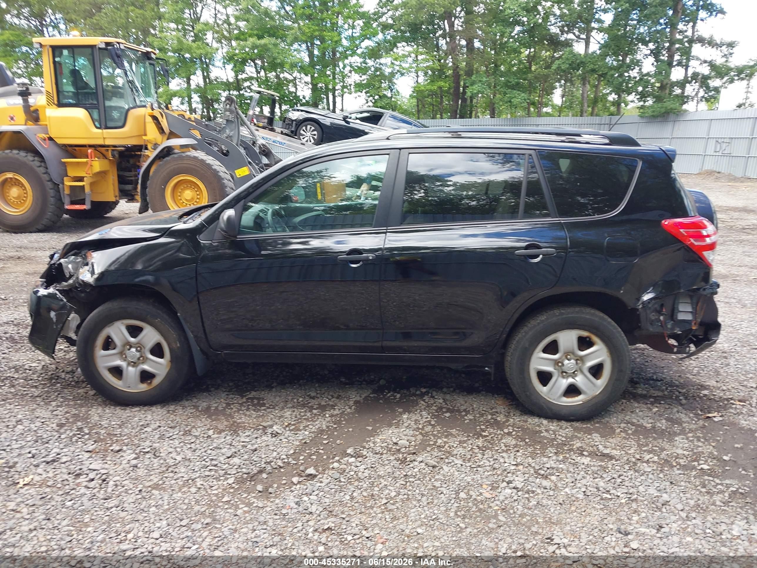 2012 Toyota Rav4   Black vin: 2T3BF4DV8CW212830