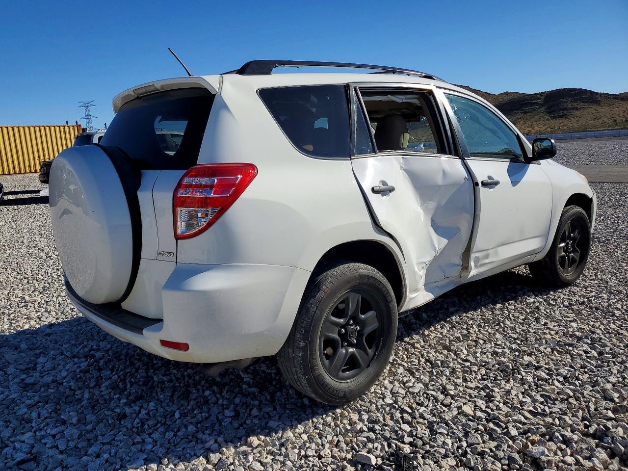 2012 Toyota Rav4 Base White vin: 2T3BF4DV8CW220314