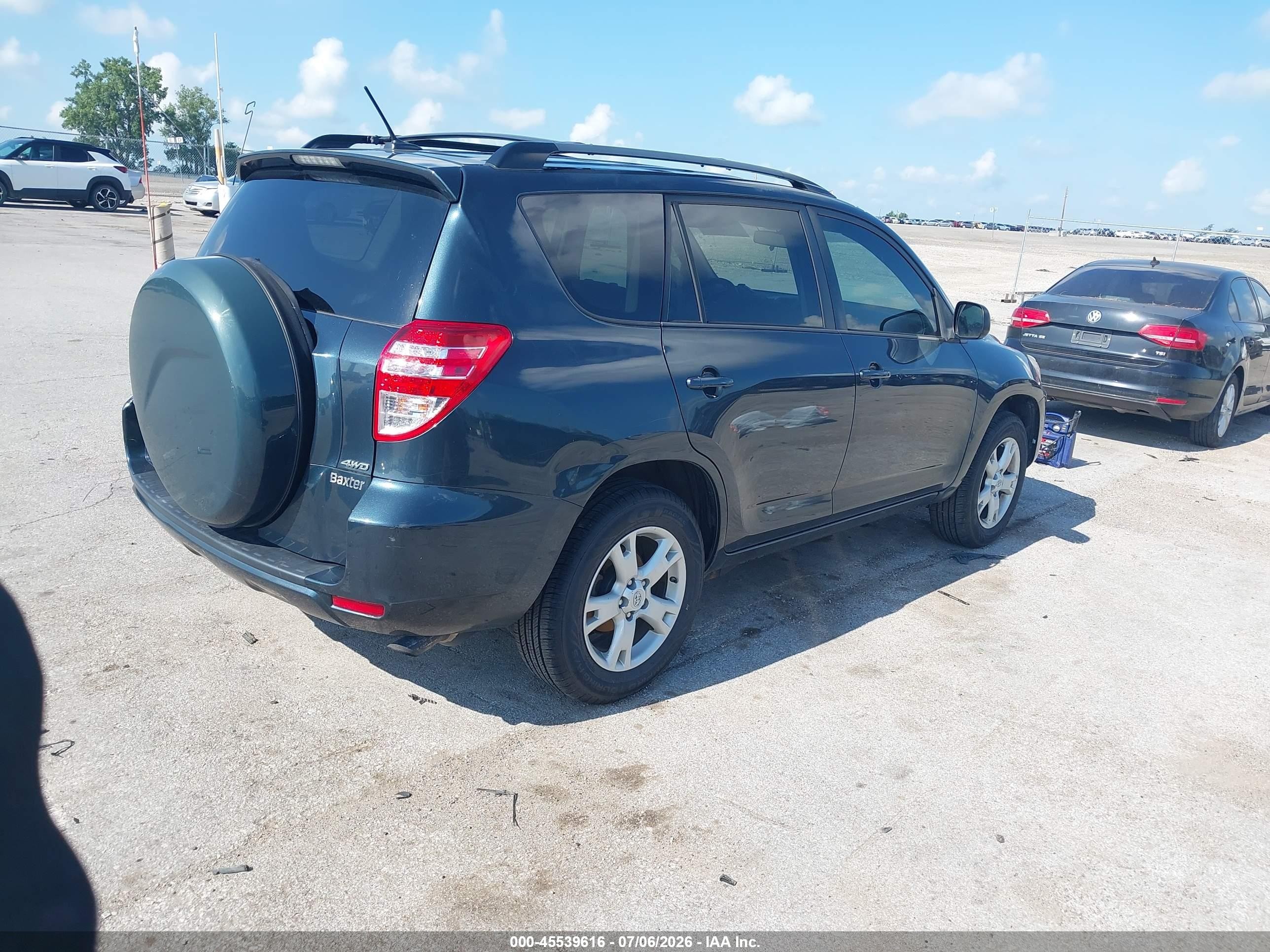2012 Toyota Rav4   Синий vin: 2T3BF4DV8CW223942