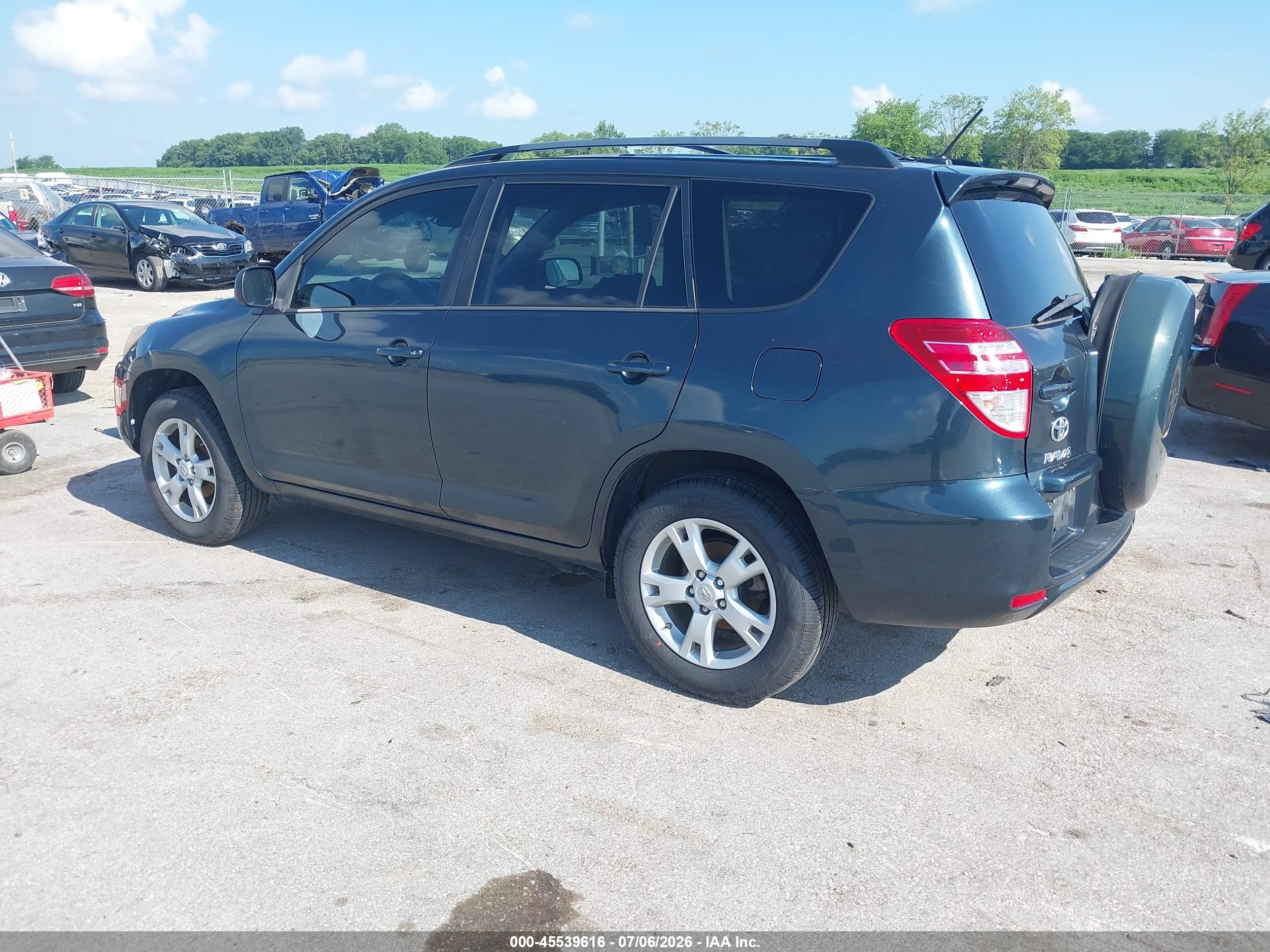 2012 Toyota Rav4   Синий vin: 2T3BF4DV8CW223942