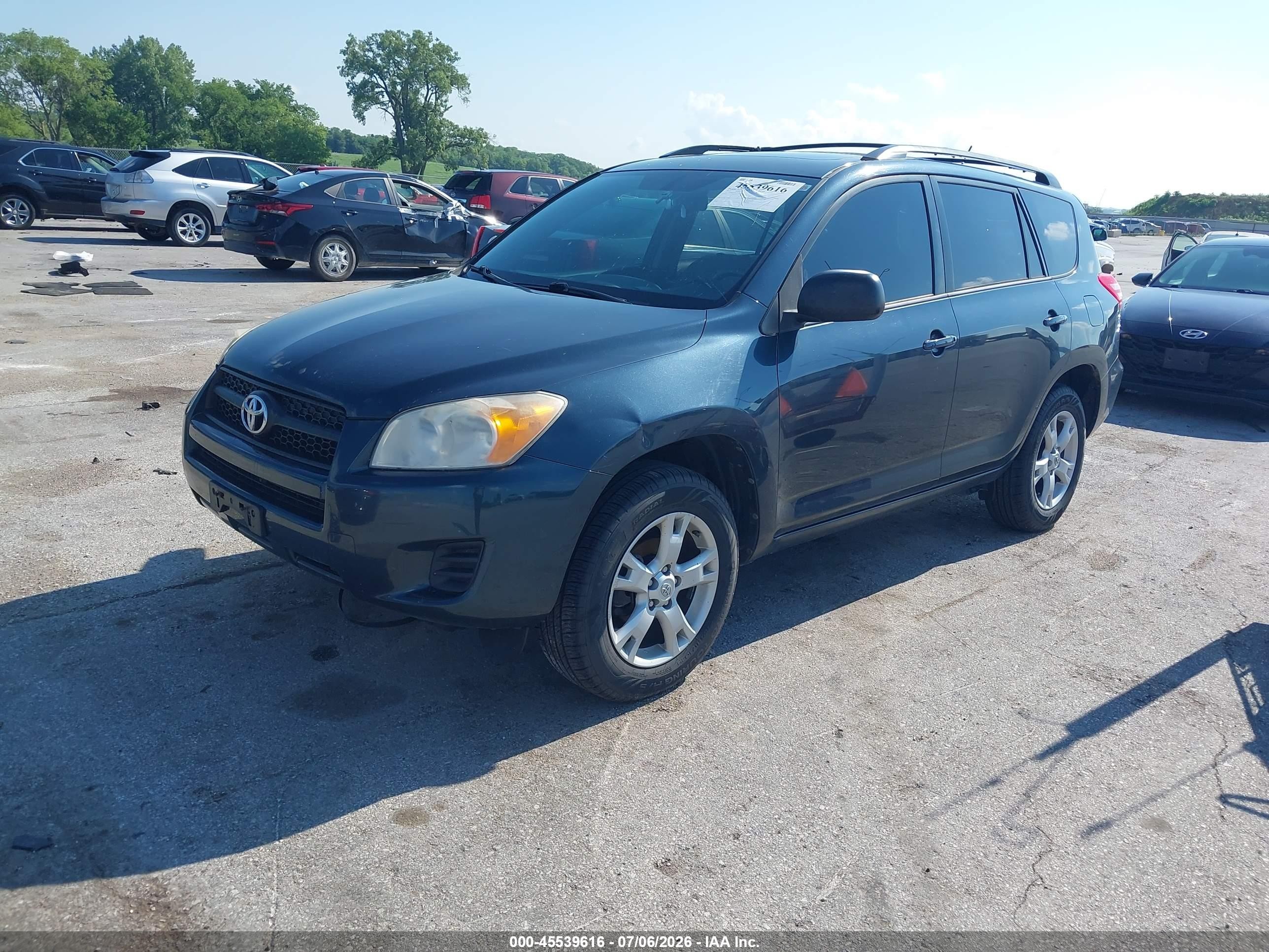 2012 Toyota Rav4   Синий vin: 2T3BF4DV8CW223942