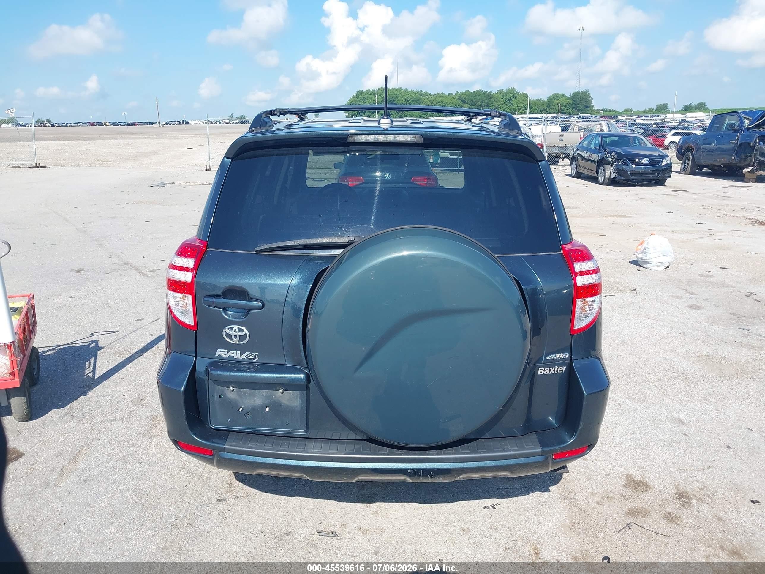 2012 Toyota Rav4   Синий vin: 2T3BF4DV8CW223942