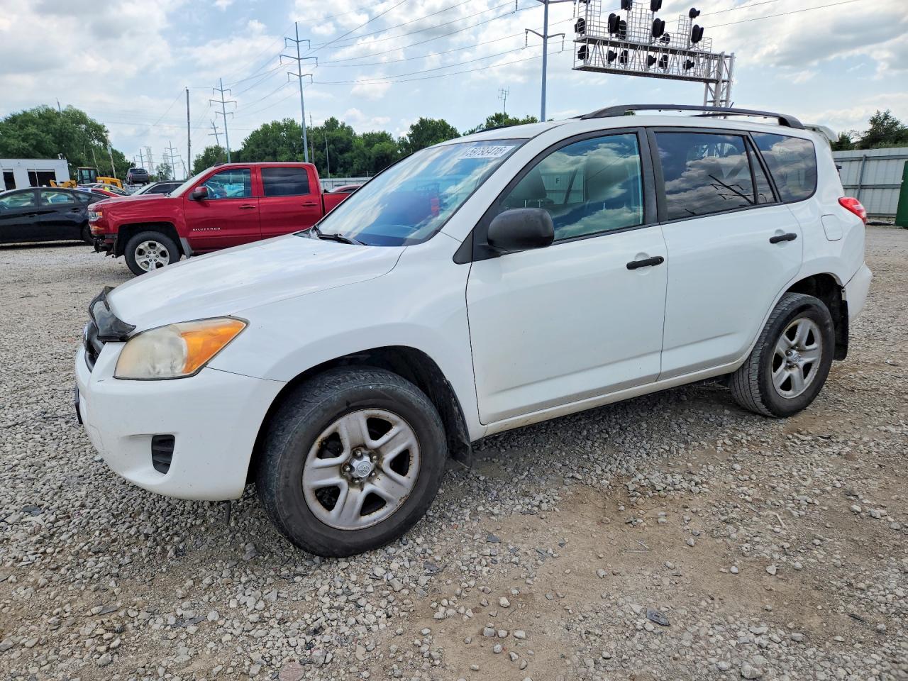 2012 Toyota Rav4 Base White vin: 2T3BF4DV8CW228557
