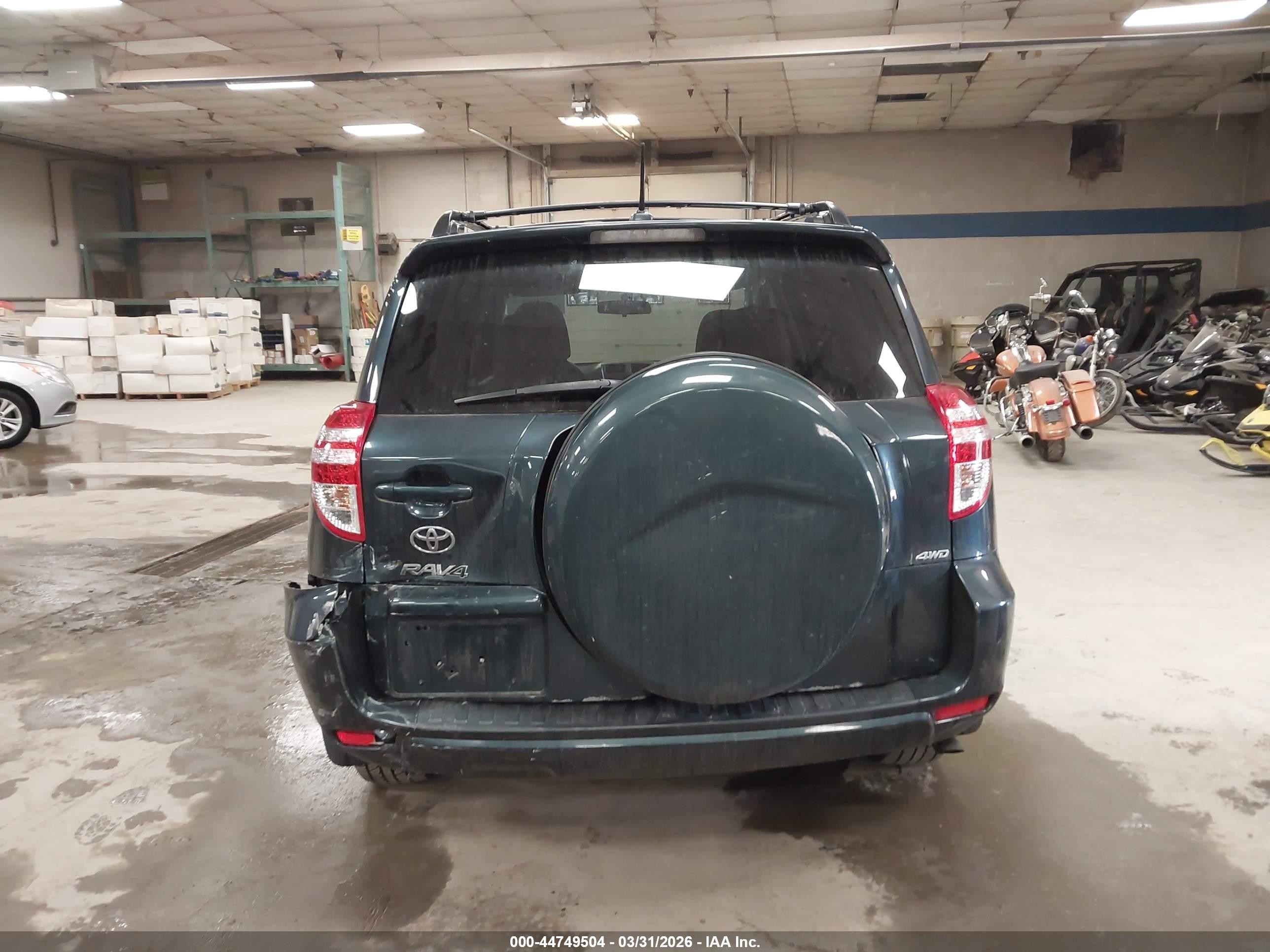 2012 Toyota Rav4   Blue vin: 2T3BF4DV8CW233791
