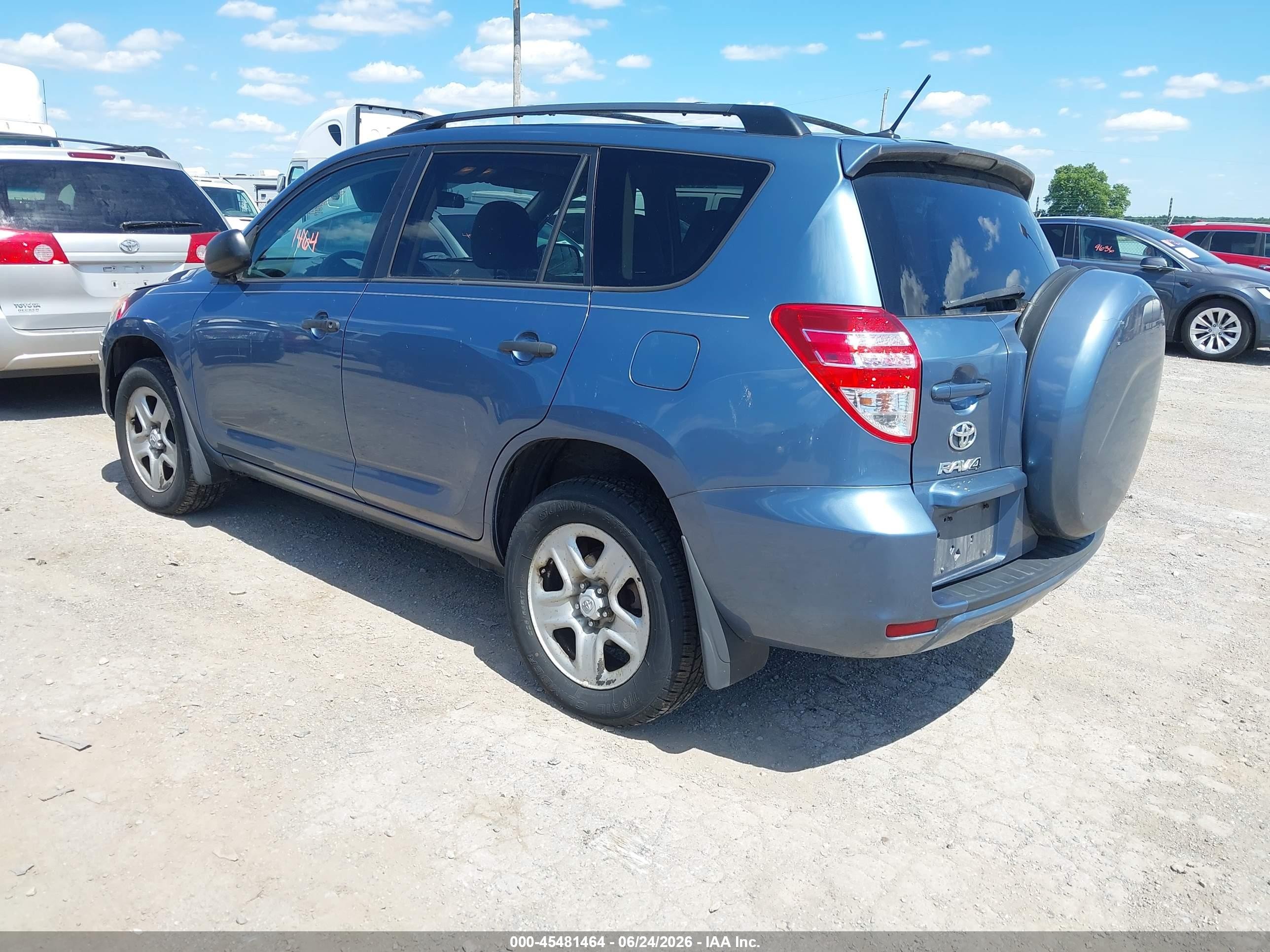 2012 Toyota Rav4   Blue vin: 2T3BF4DV8CW247626