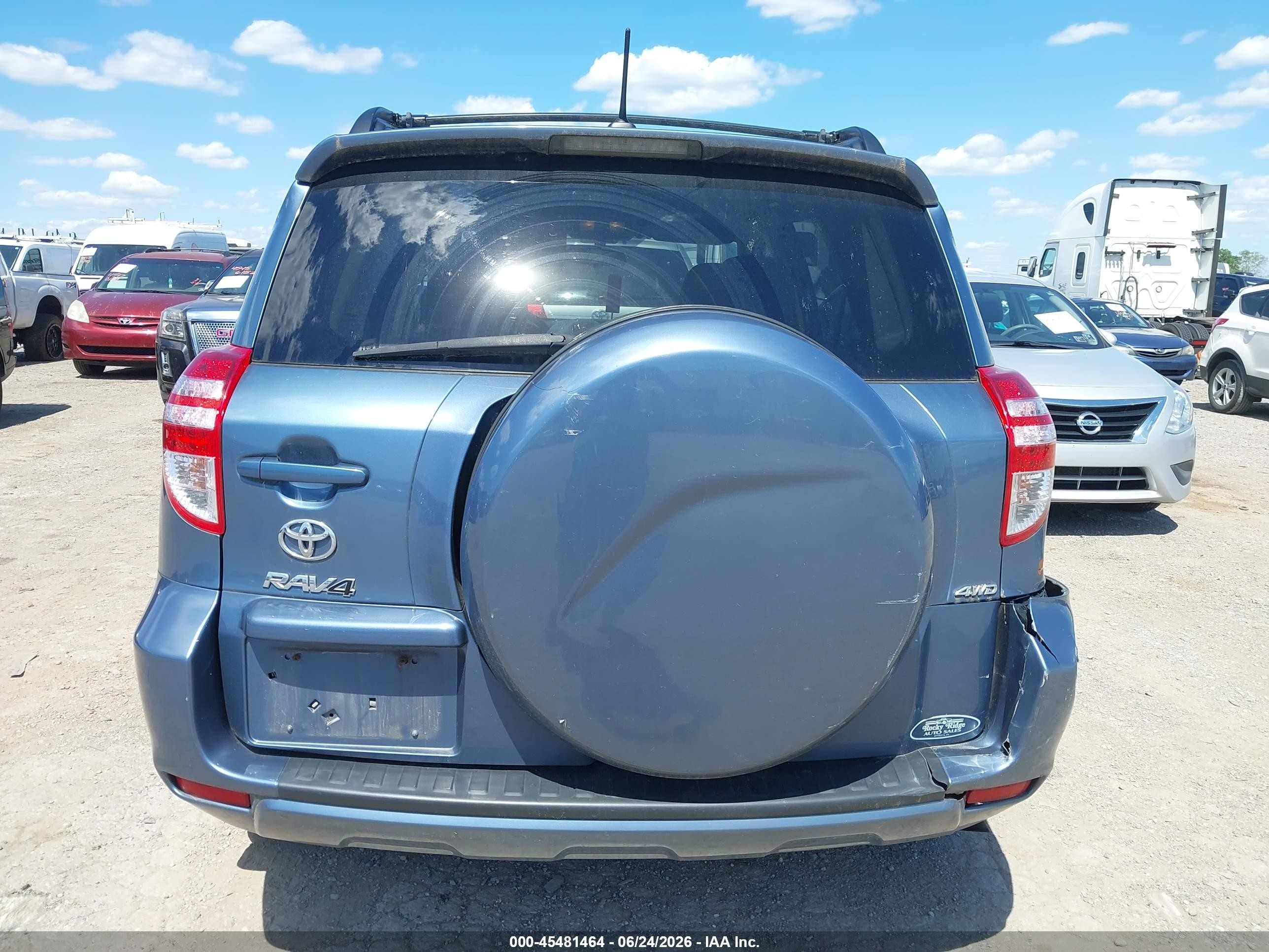 2012 Toyota Rav4   Blue vin: 2T3BF4DV8CW247626