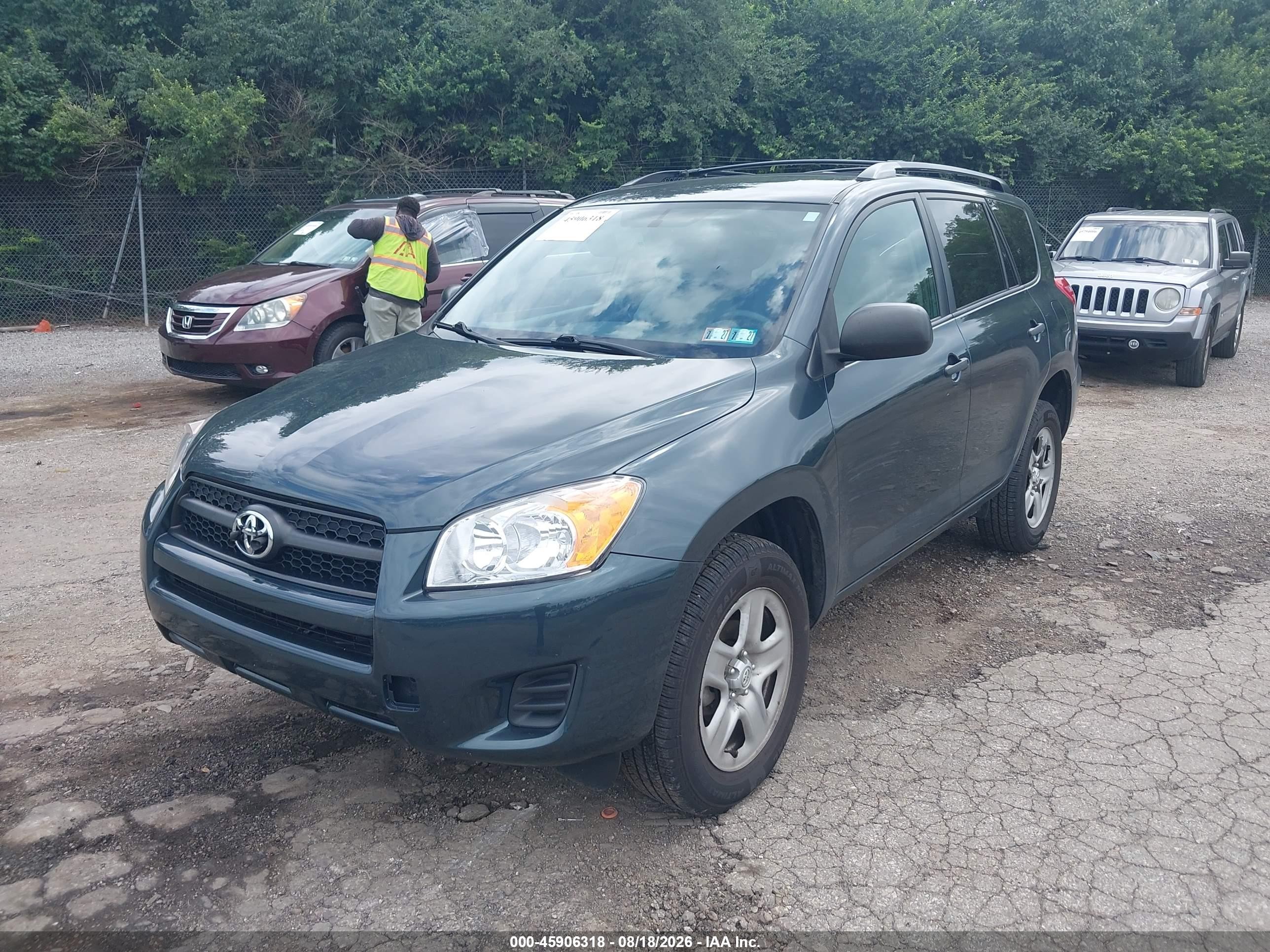 2012 Toyota Rav4   Green vin: 2T3BF4DV8CW252938