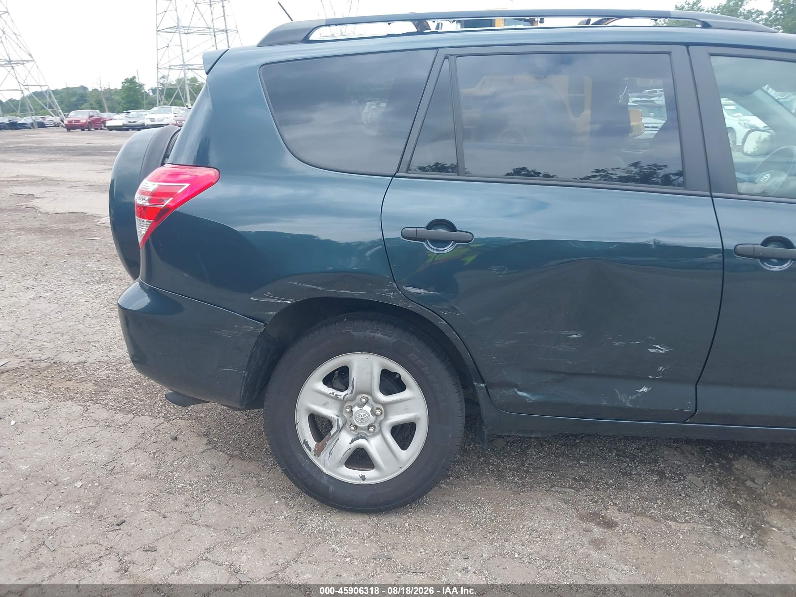2012 Toyota Rav4   Green vin: 2T3BF4DV8CW252938