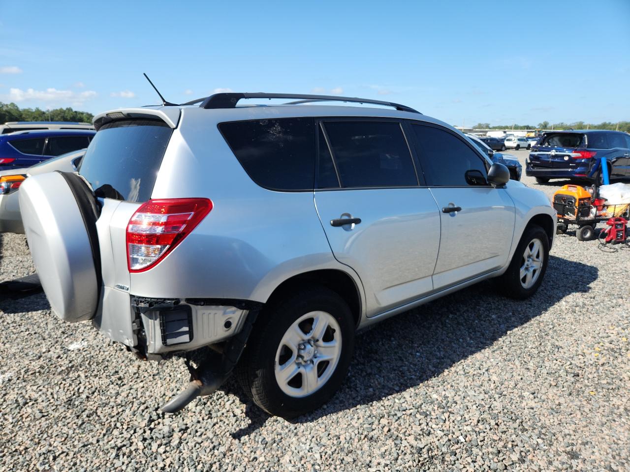 2012 Toyota Rav4 Base Silver vin: 2T3BF4DV8CW254009