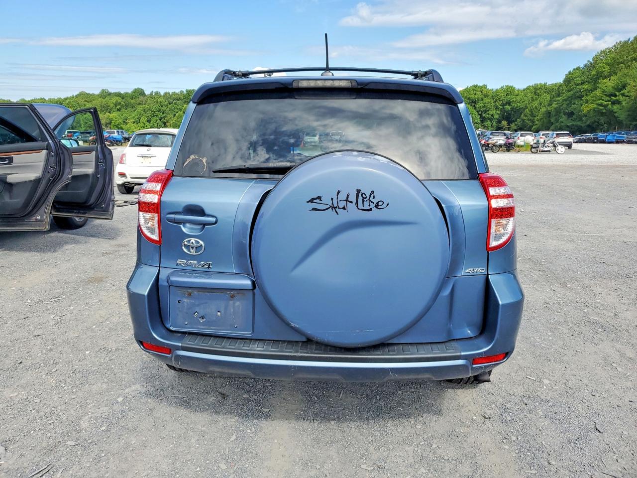 2012 Toyota Rav4 Base Blue vin: 2T3BF4DV8CW259890
