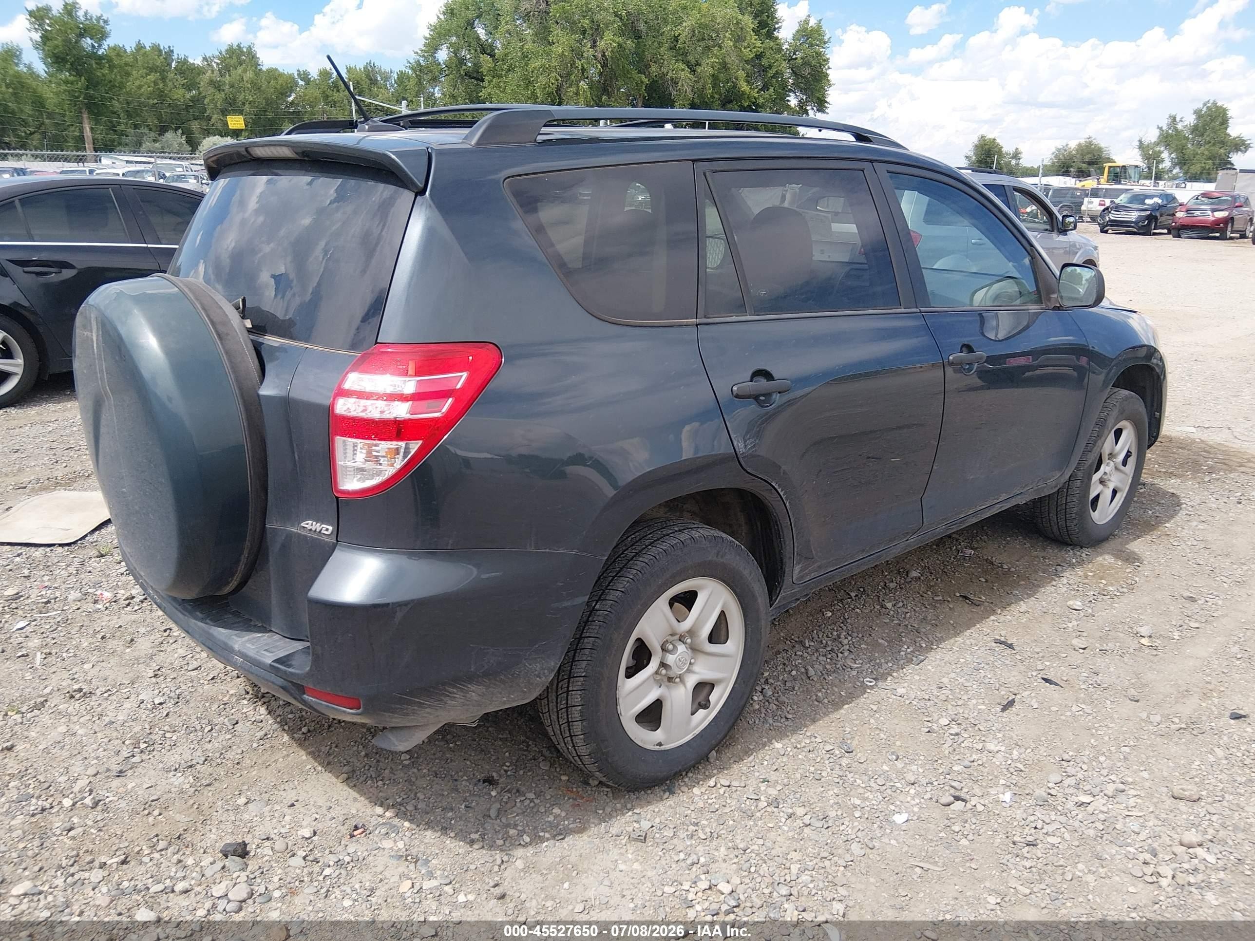 2010 Toyota Rav4   Gray vin: 2T3BF4DV9AW058044