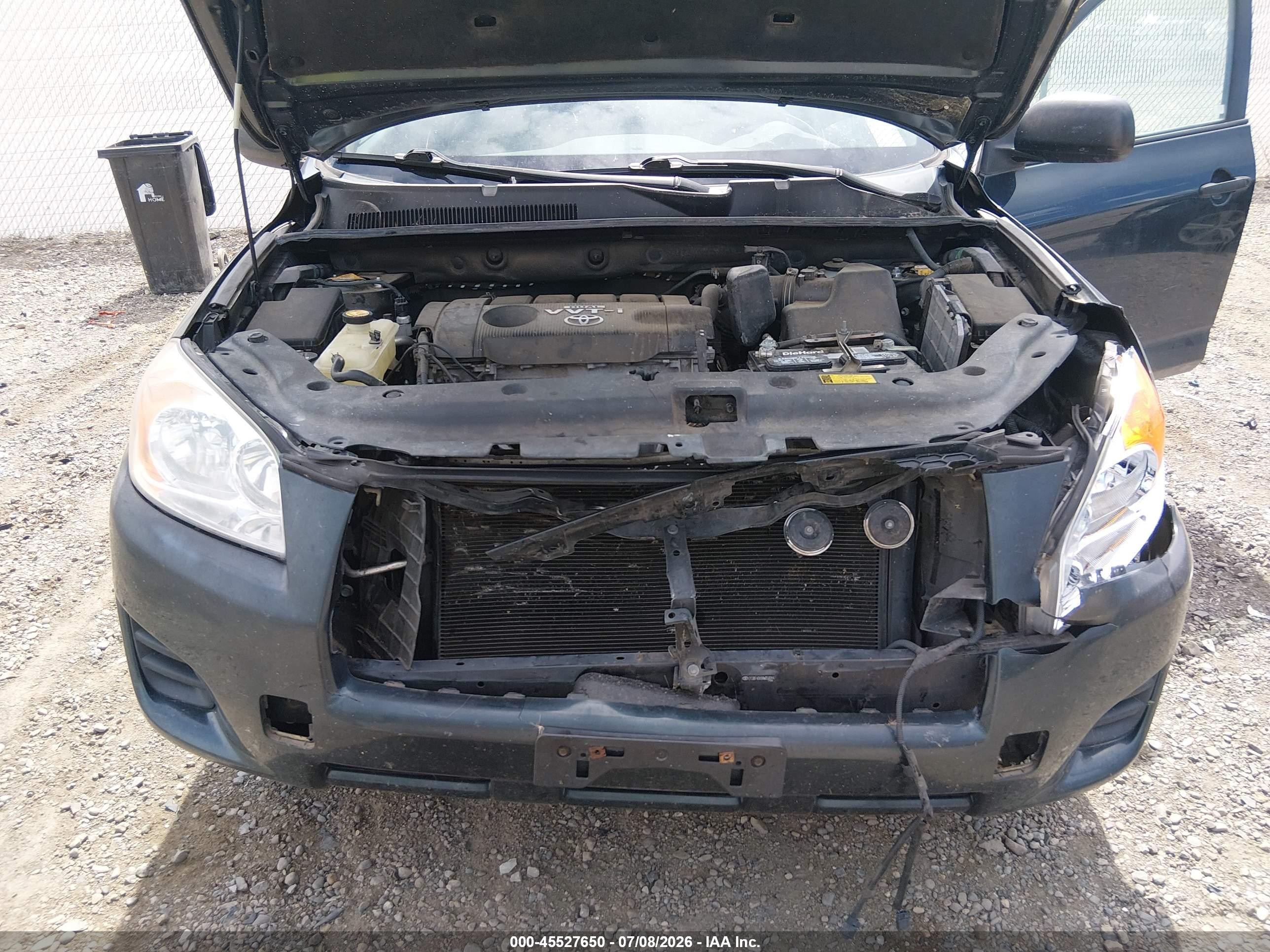 2010 Toyota Rav4   Gray vin: 2T3BF4DV9AW058044