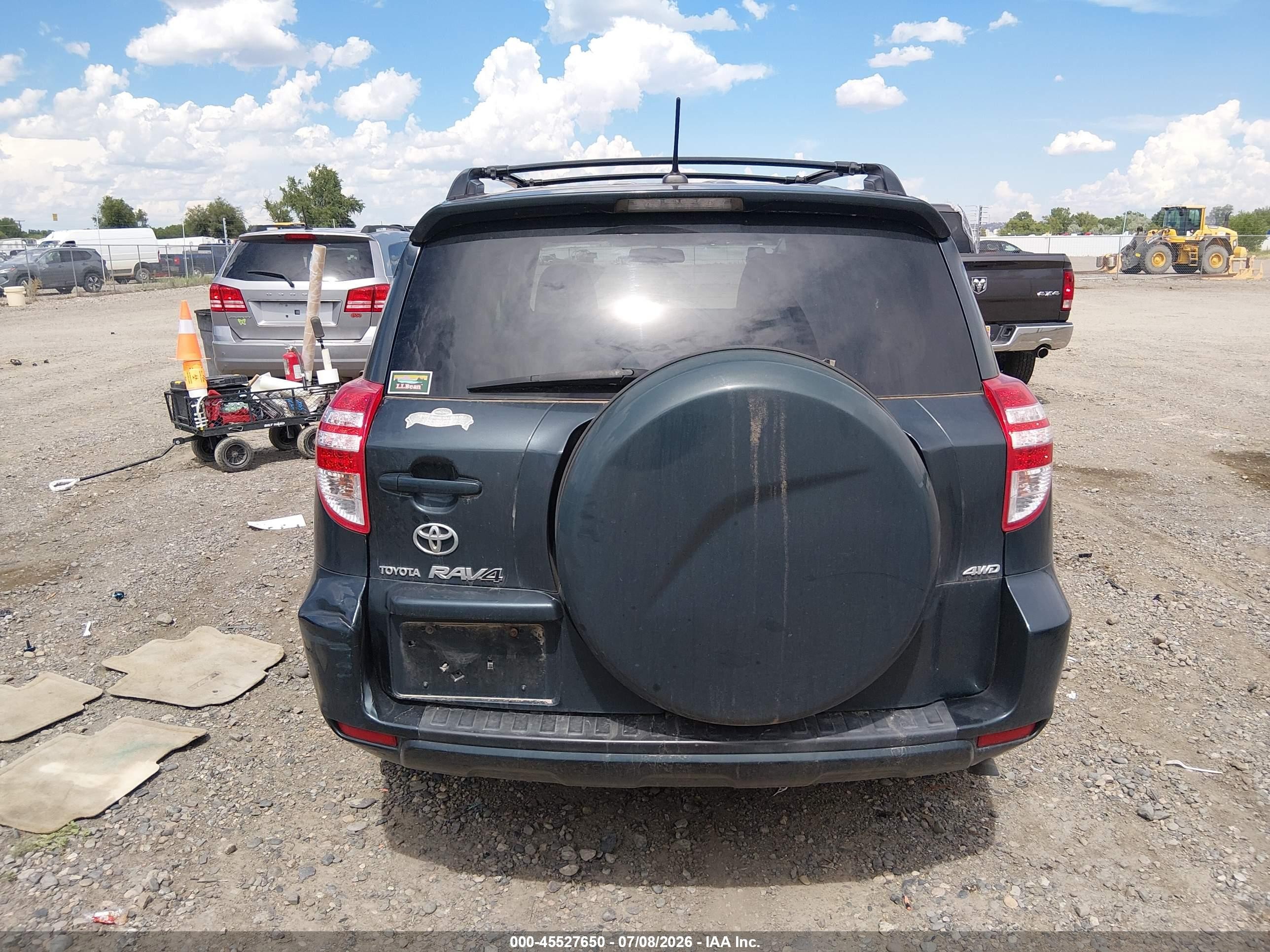 2010 Toyota Rav4   Gray vin: 2T3BF4DV9AW058044