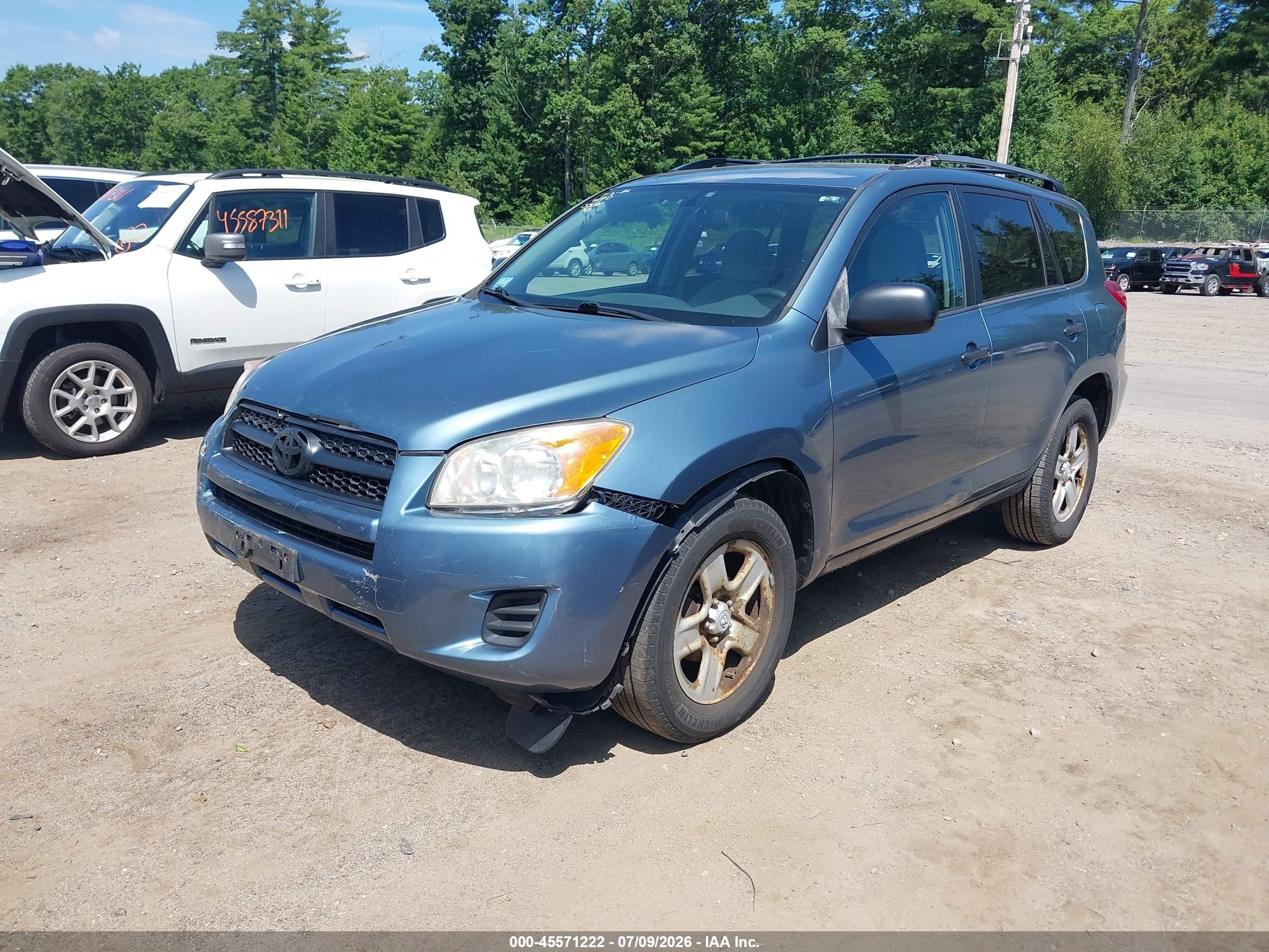 2010 Toyota Rav4   Blue vin: 2T3BF4DV9AW063308