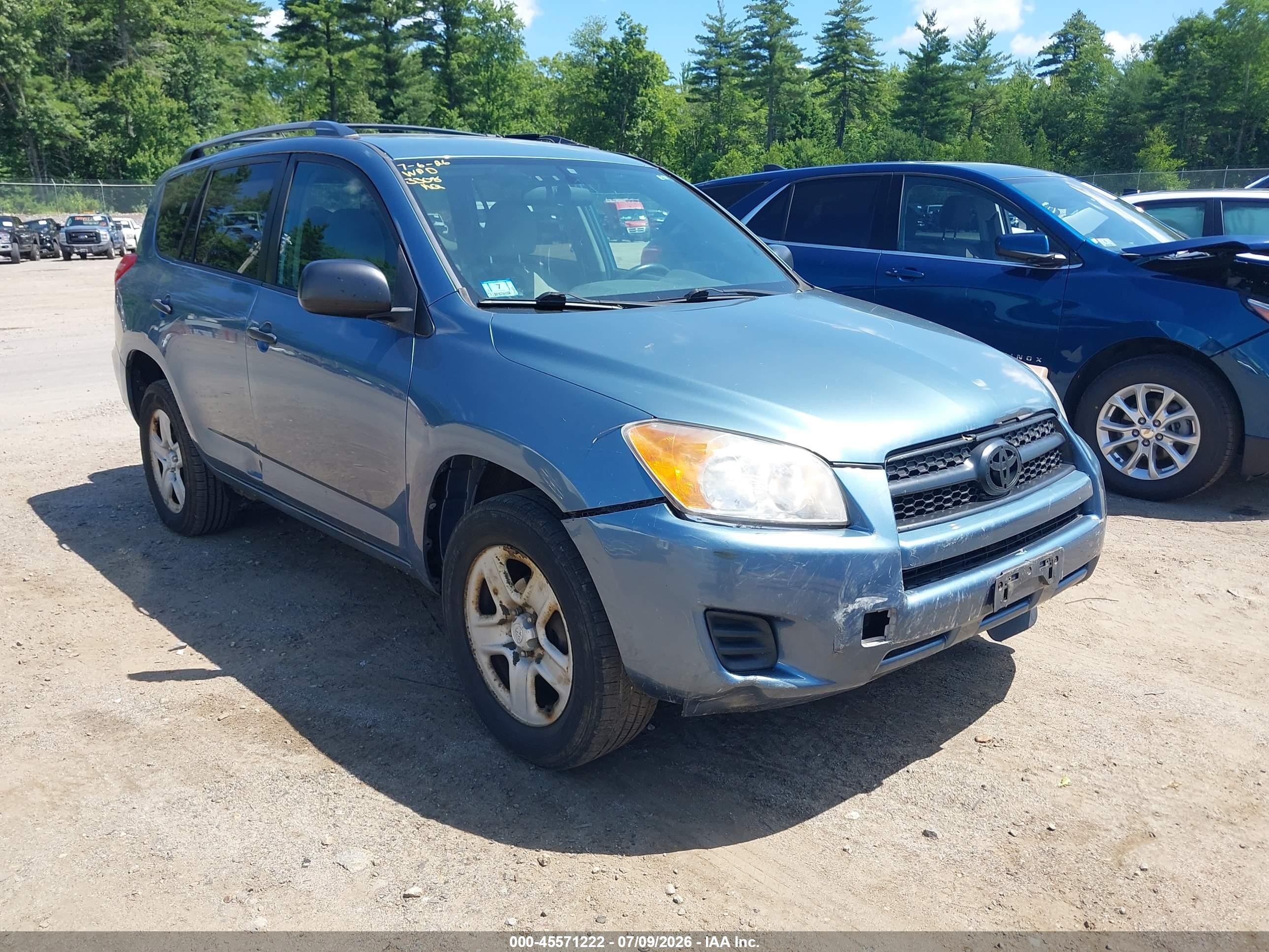 2010 Toyota Rav4   Blue vin: 2T3BF4DV9AW063308