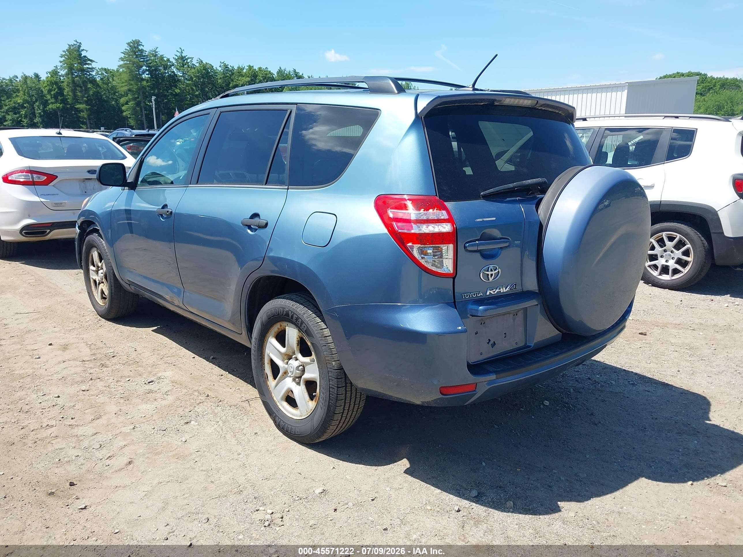 2010 Toyota Rav4   Blue vin: 2T3BF4DV9AW063308