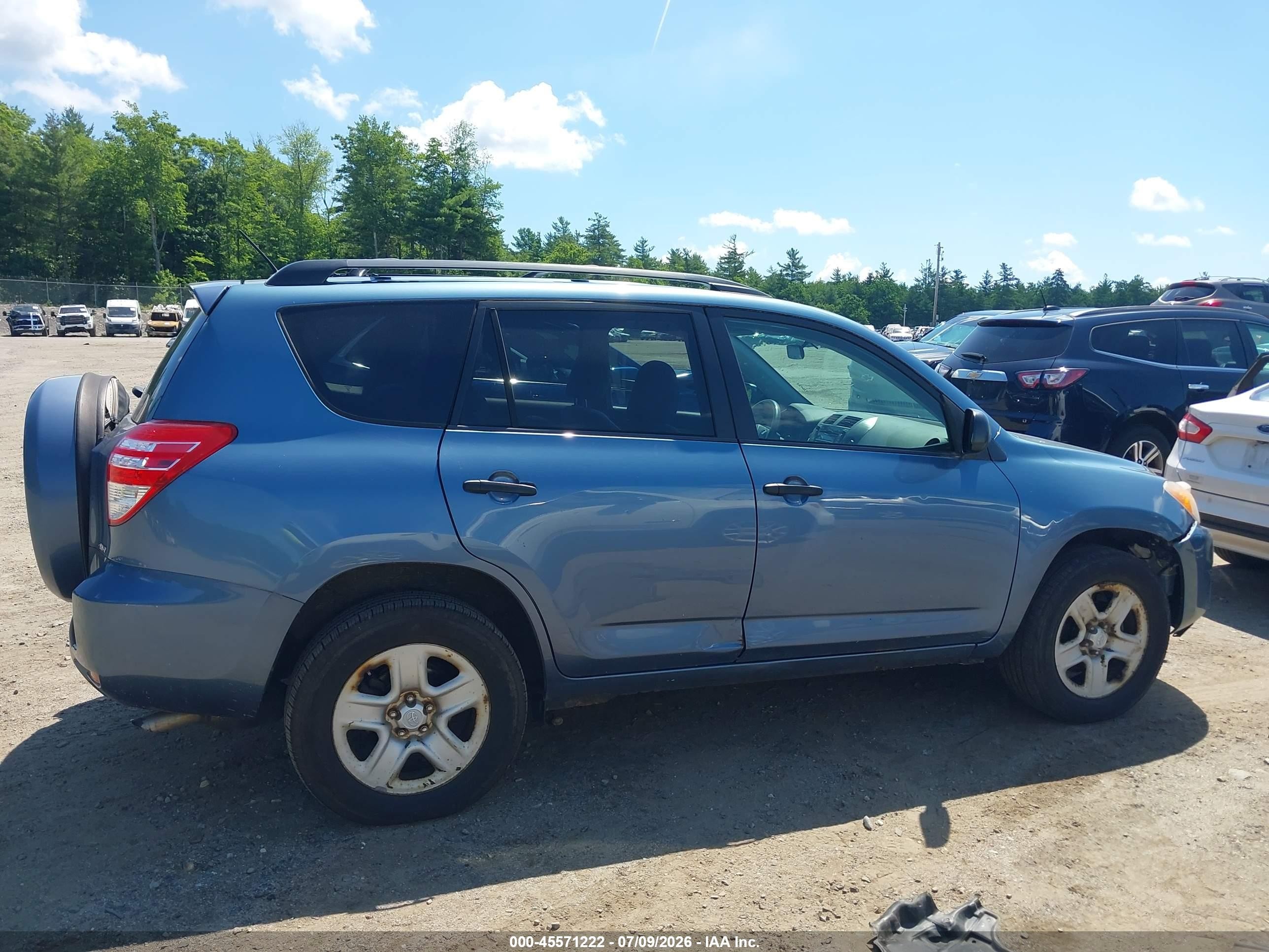 2010 Toyota Rav4   Blue vin: 2T3BF4DV9AW063308