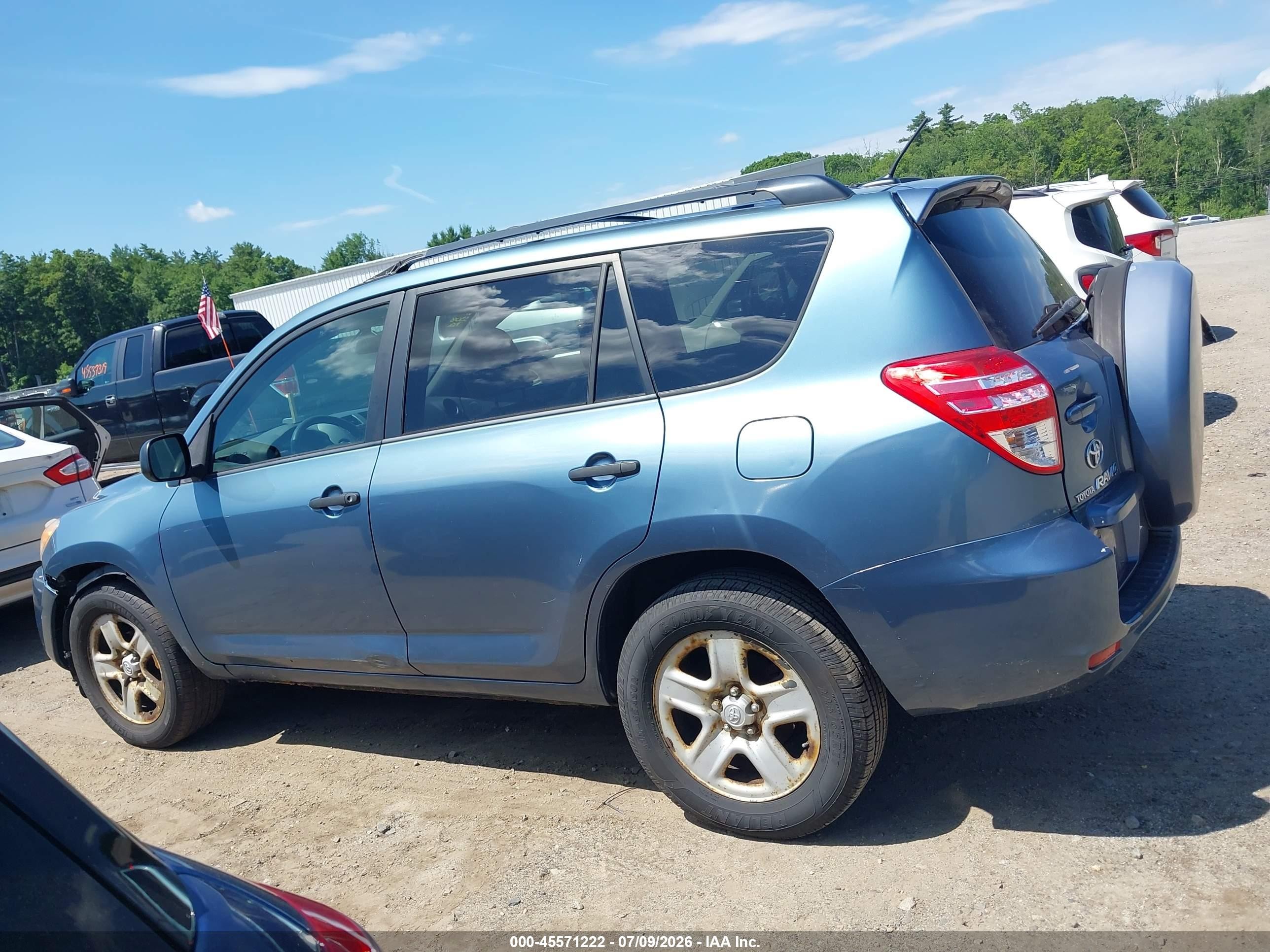 2010 Toyota Rav4   Blue vin: 2T3BF4DV9AW063308