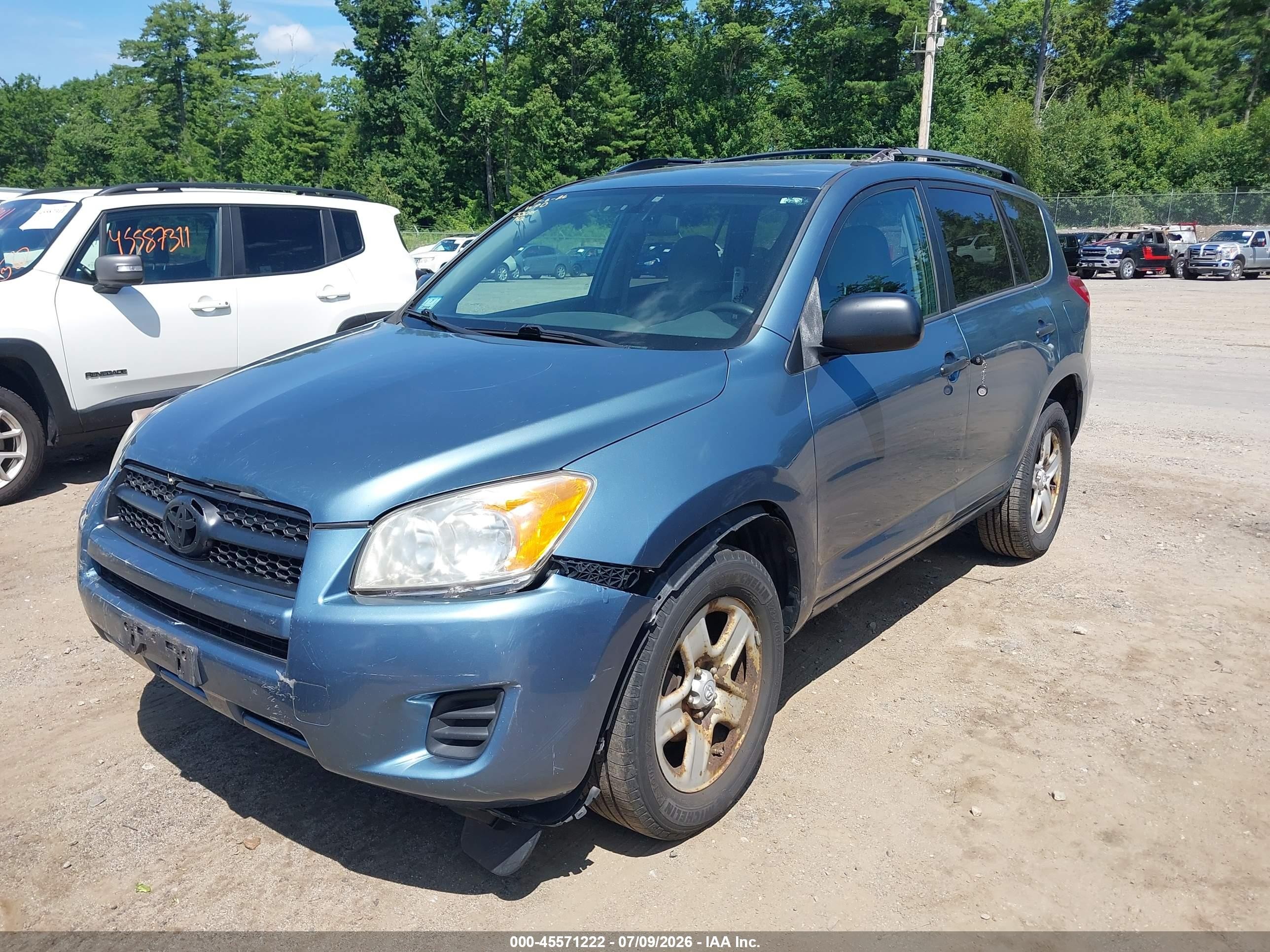 2010 Toyota Rav4   Blue vin: 2T3BF4DV9AW063308