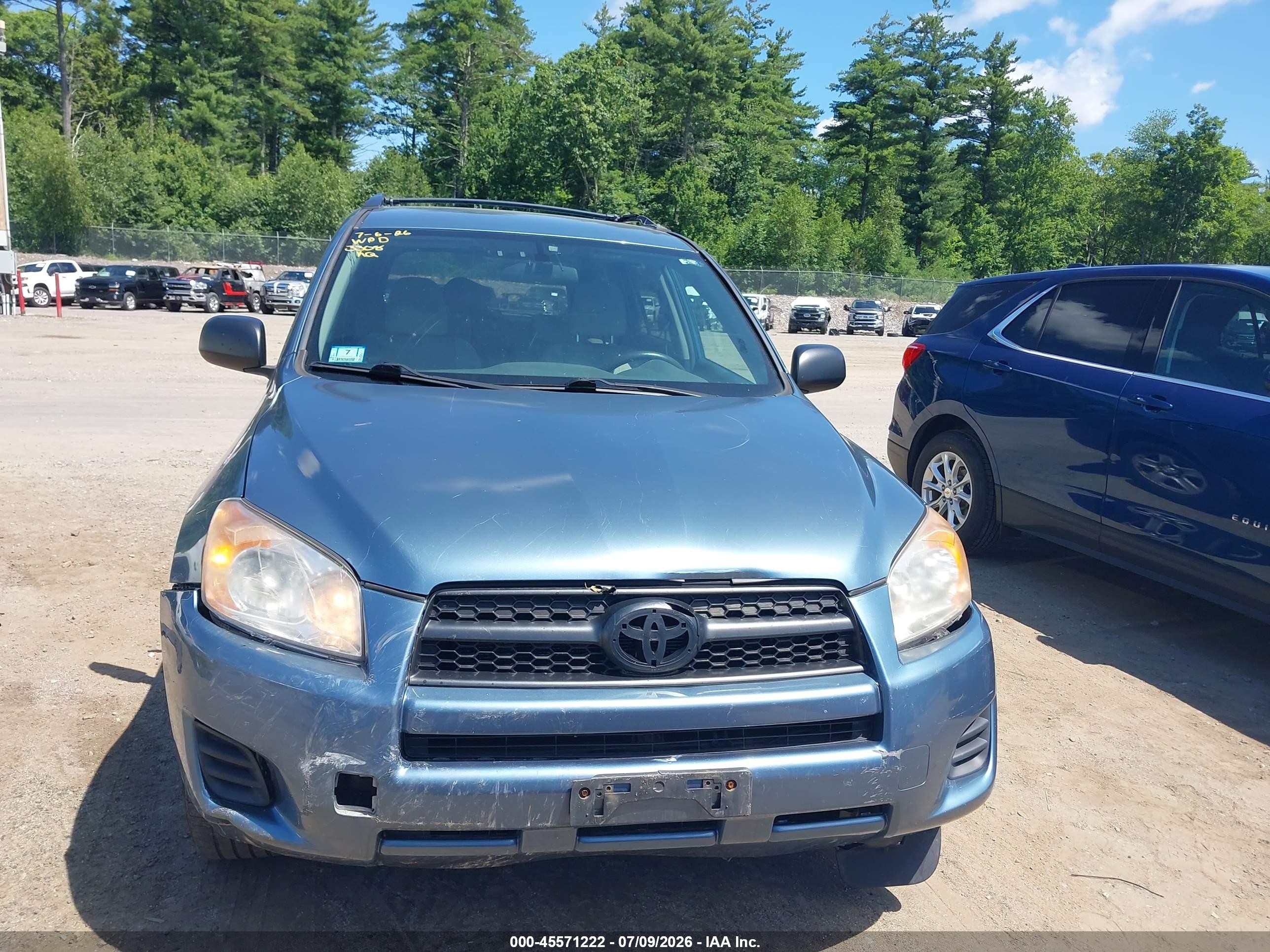 2010 Toyota Rav4   Blue vin: 2T3BF4DV9AW063308