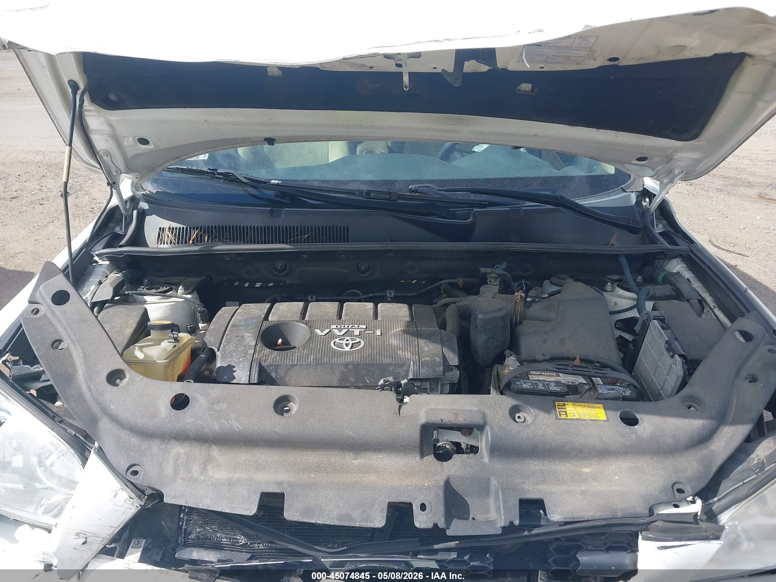 2011 Toyota Rav4   White vin: 2T3BF4DV9BW104618