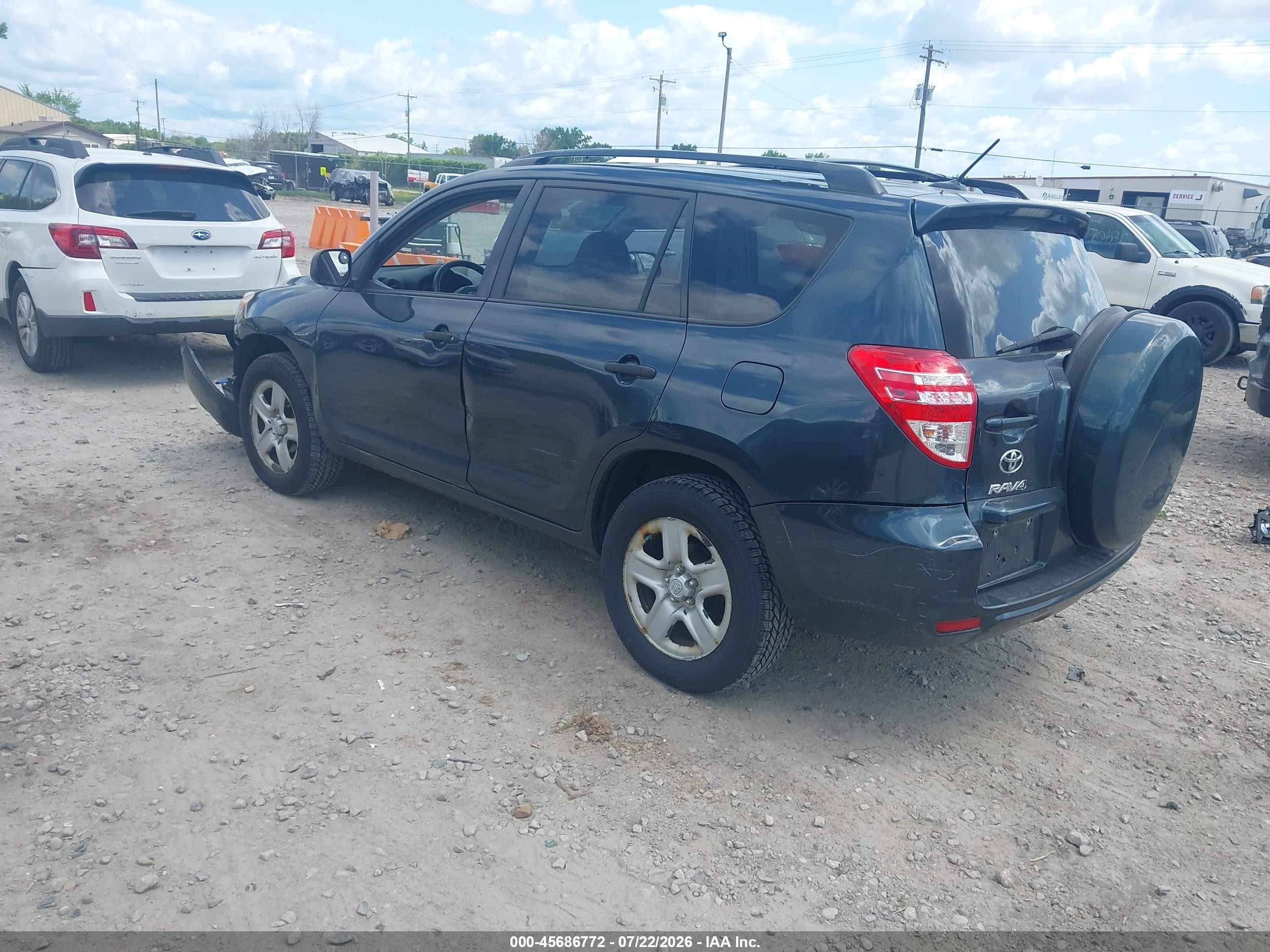 2011 Toyota Rav4   Blue vin: 2T3BF4DV9BW111424