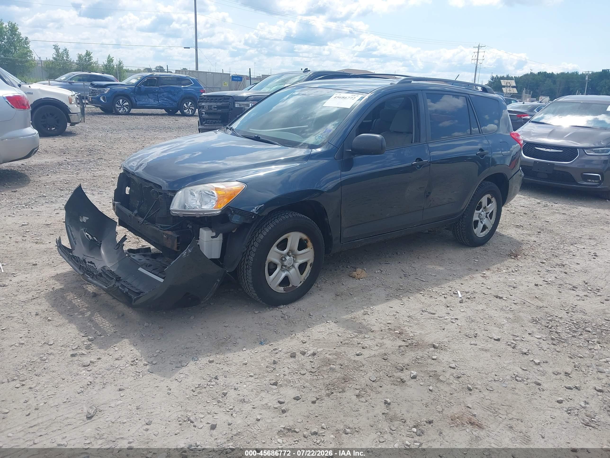 2011 Toyota Rav4   Blue vin: 2T3BF4DV9BW111424