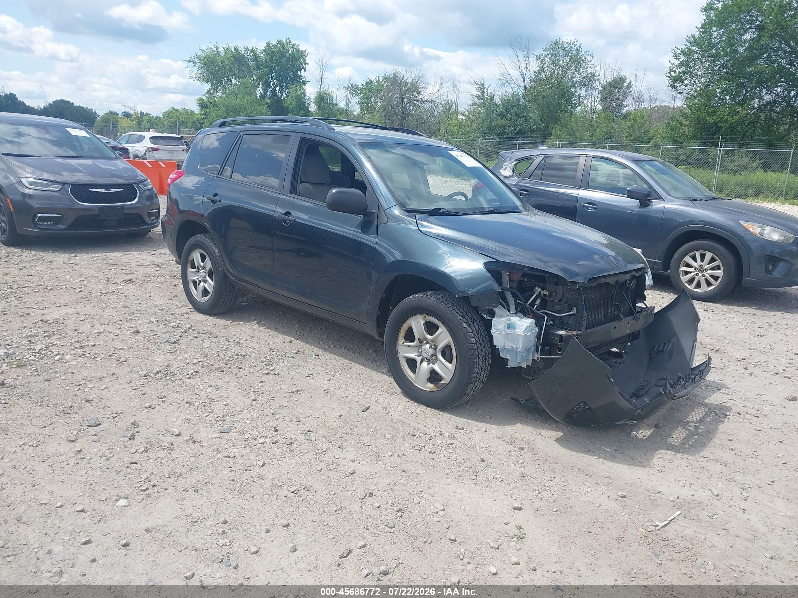 2011 Toyota Rav4   Blue vin: 2T3BF4DV9BW111424