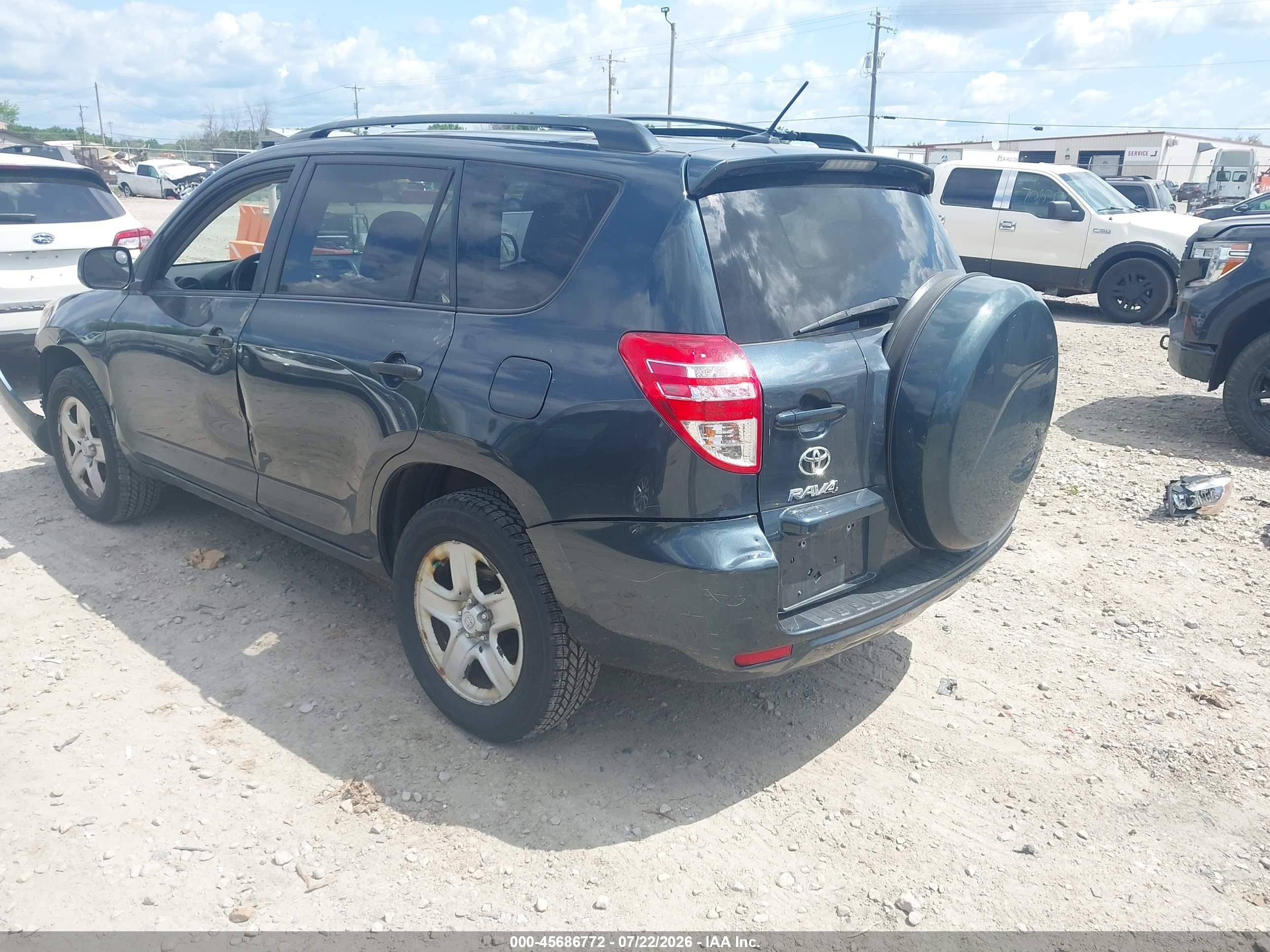 2011 Toyota Rav4   Blue vin: 2T3BF4DV9BW111424