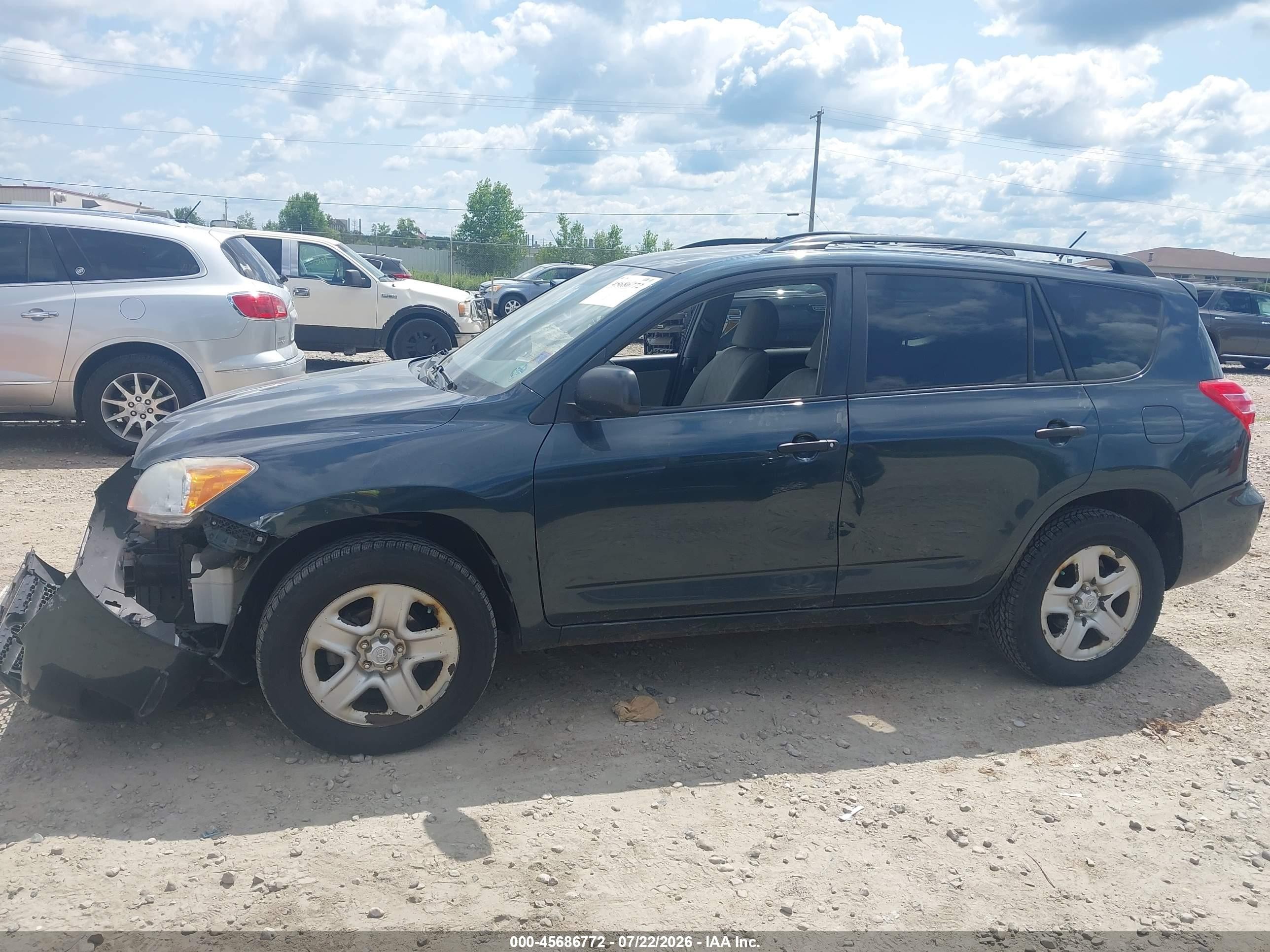 2011 Toyota Rav4   Blue vin: 2T3BF4DV9BW111424