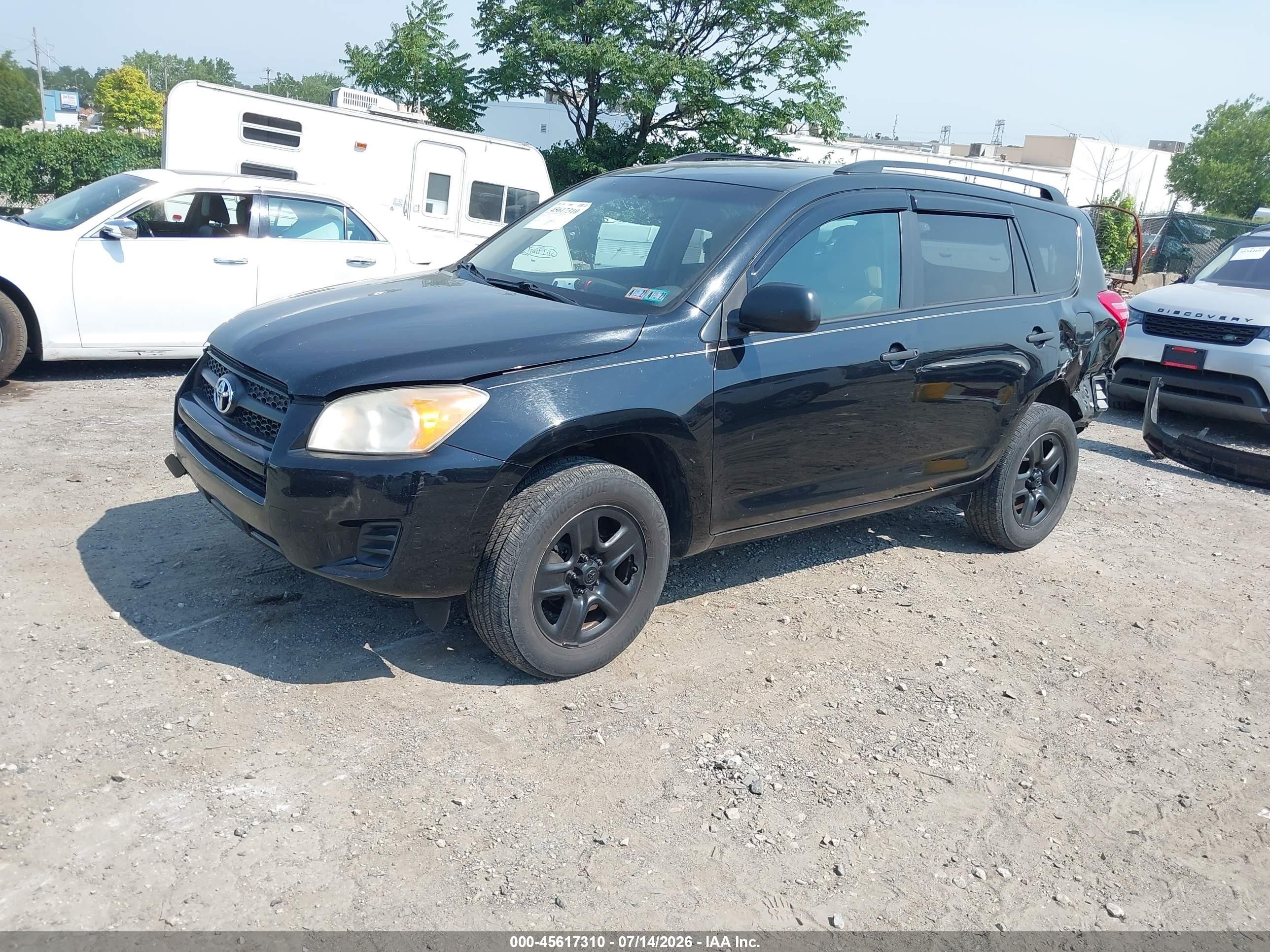 2011 Toyota Rav4   Черный vin: 2T3BF4DV9BW121693