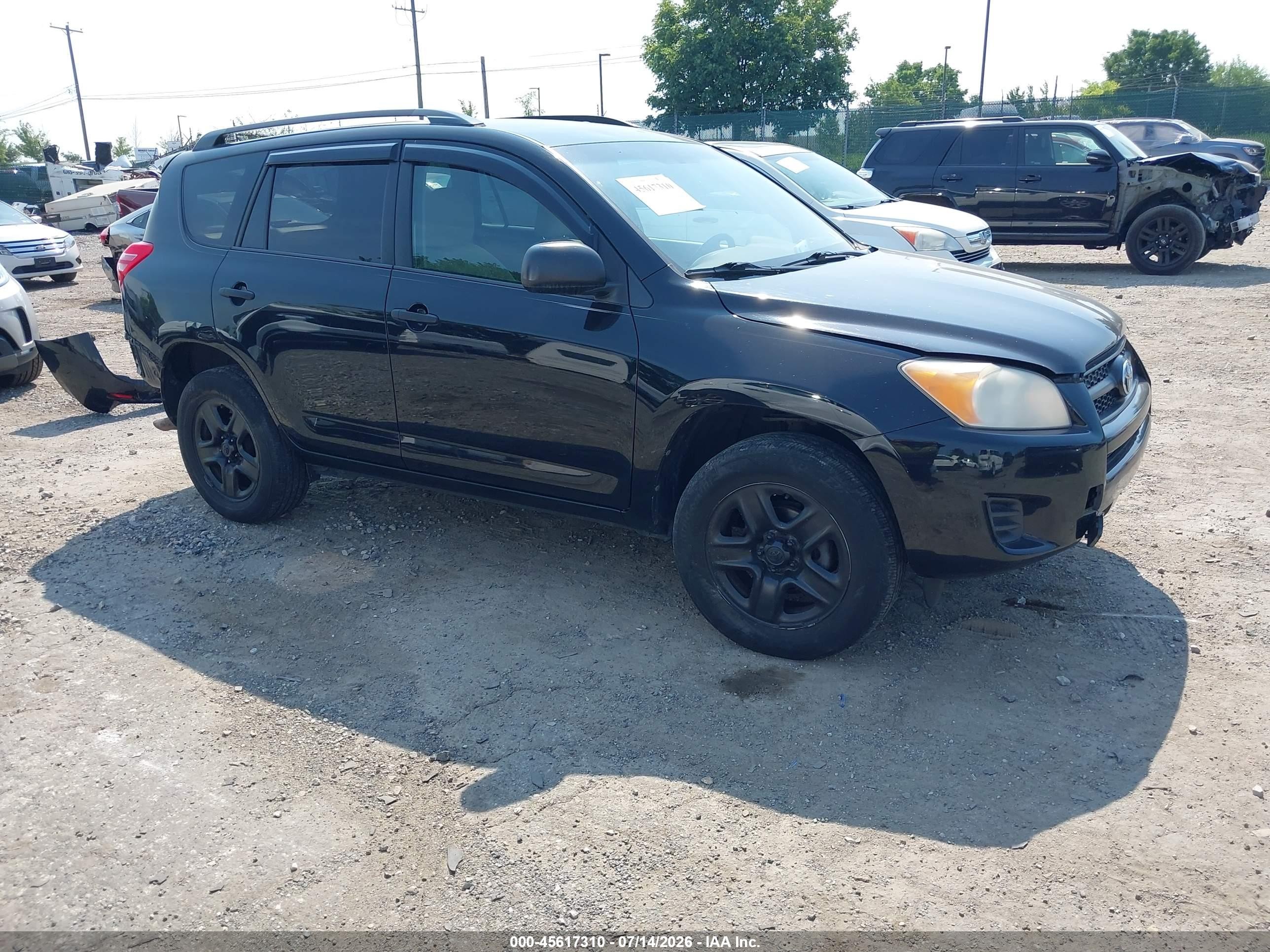 2011 Toyota Rav4   Black vin: 2T3BF4DV9BW121693