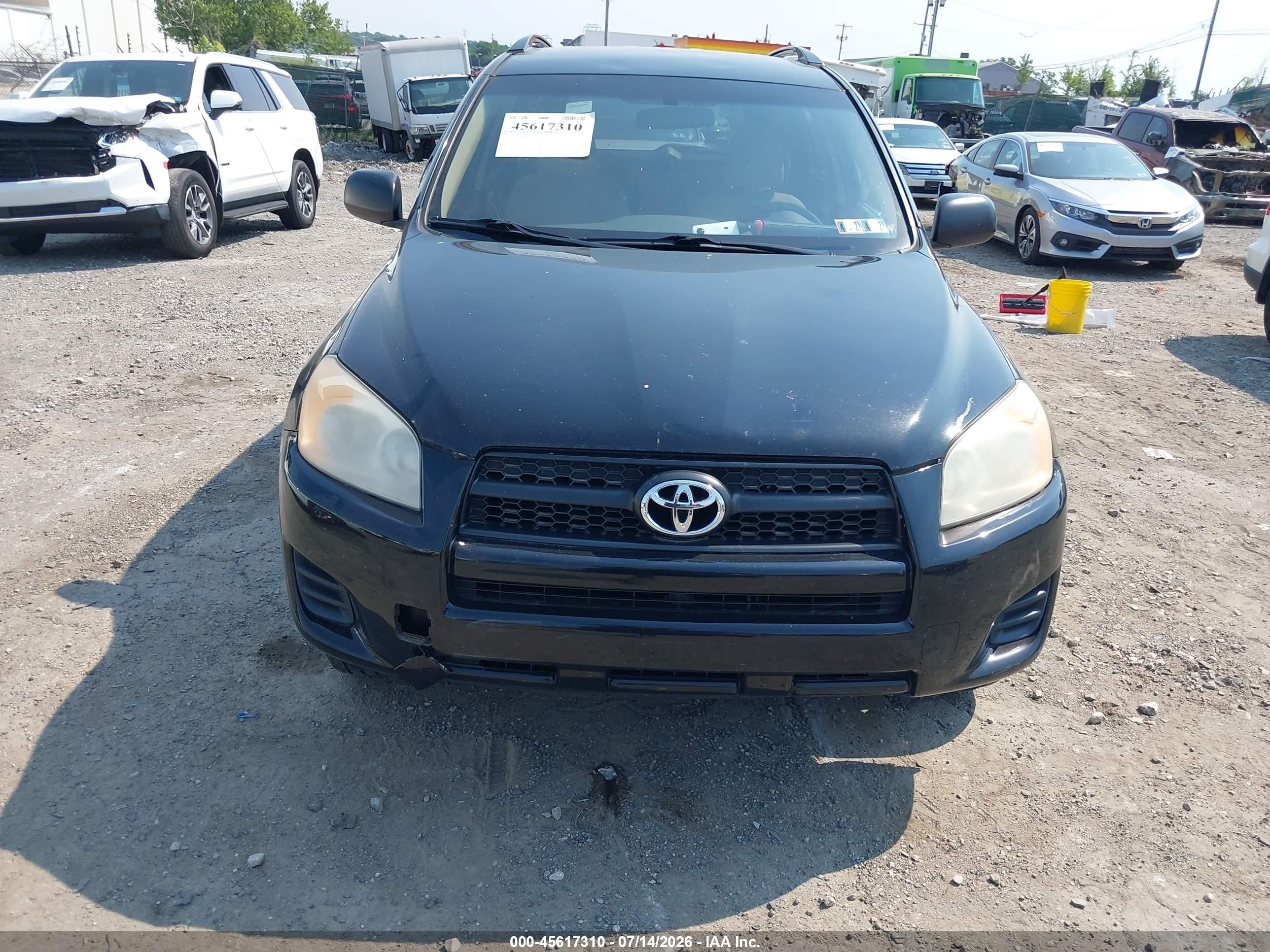 2011 Toyota Rav4   Черный vin: 2T3BF4DV9BW121693
