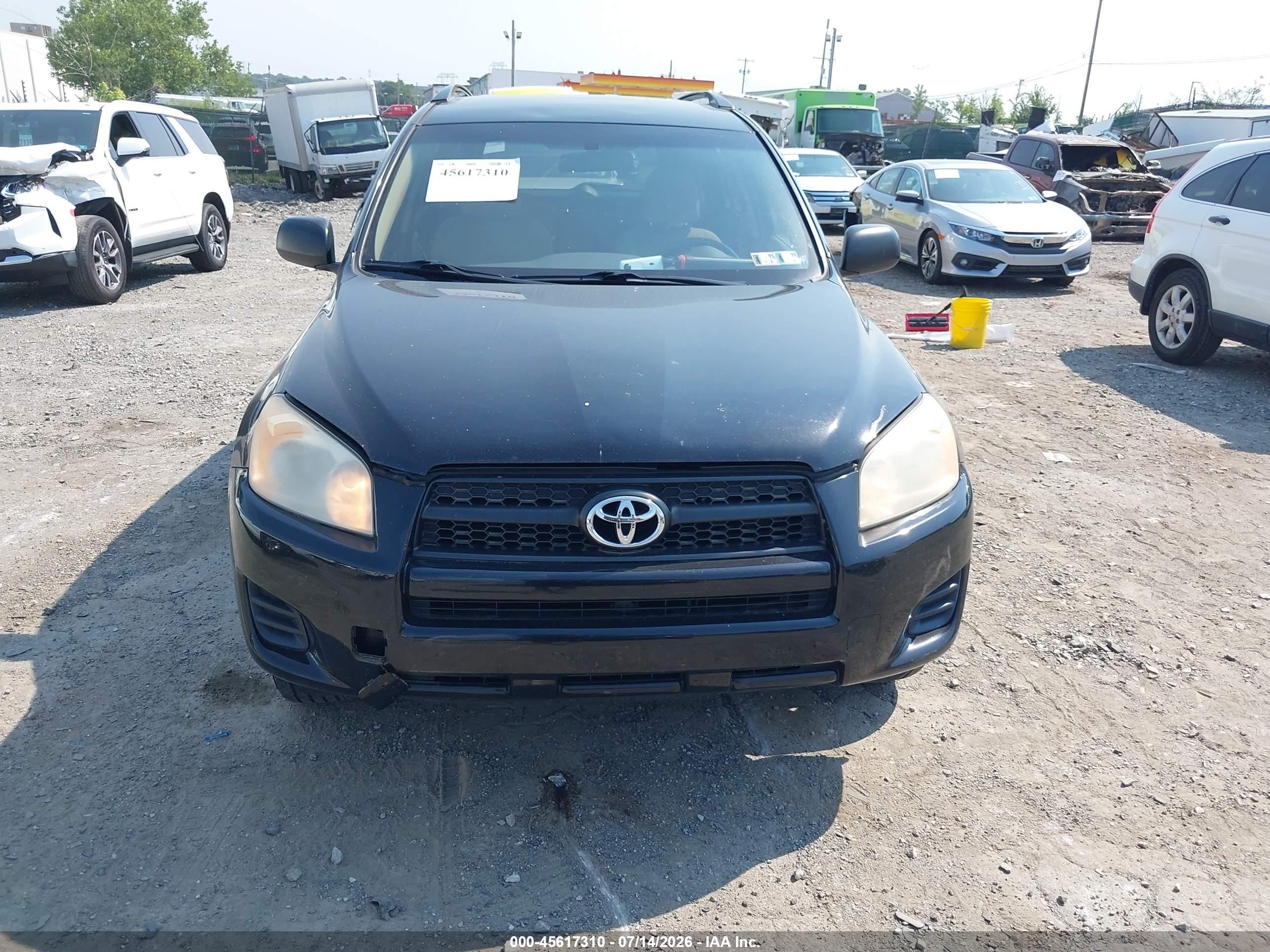 2011 Toyota Rav4   Черный vin: 2T3BF4DV9BW121693