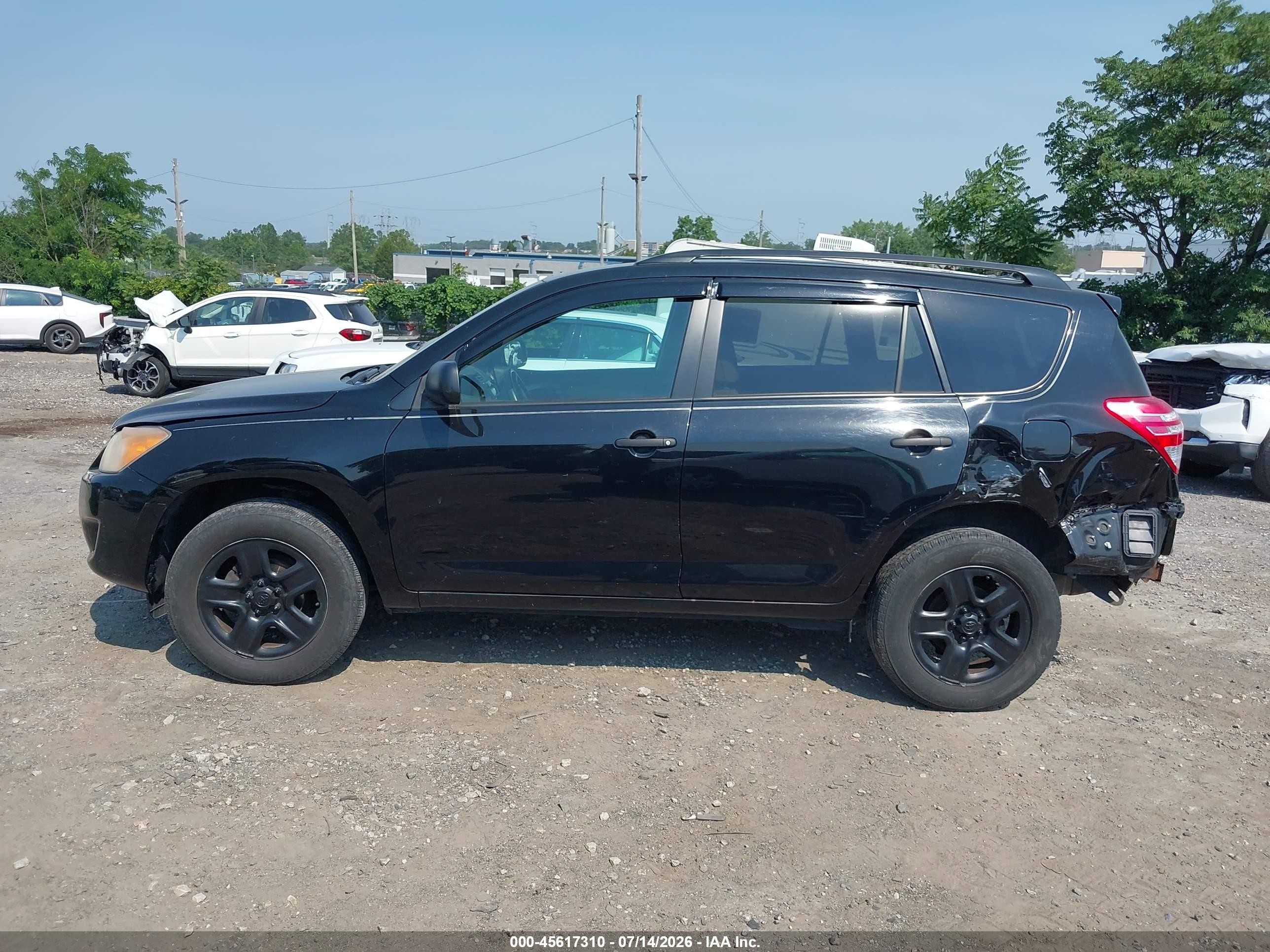 2011 Toyota Rav4   Черный vin: 2T3BF4DV9BW121693