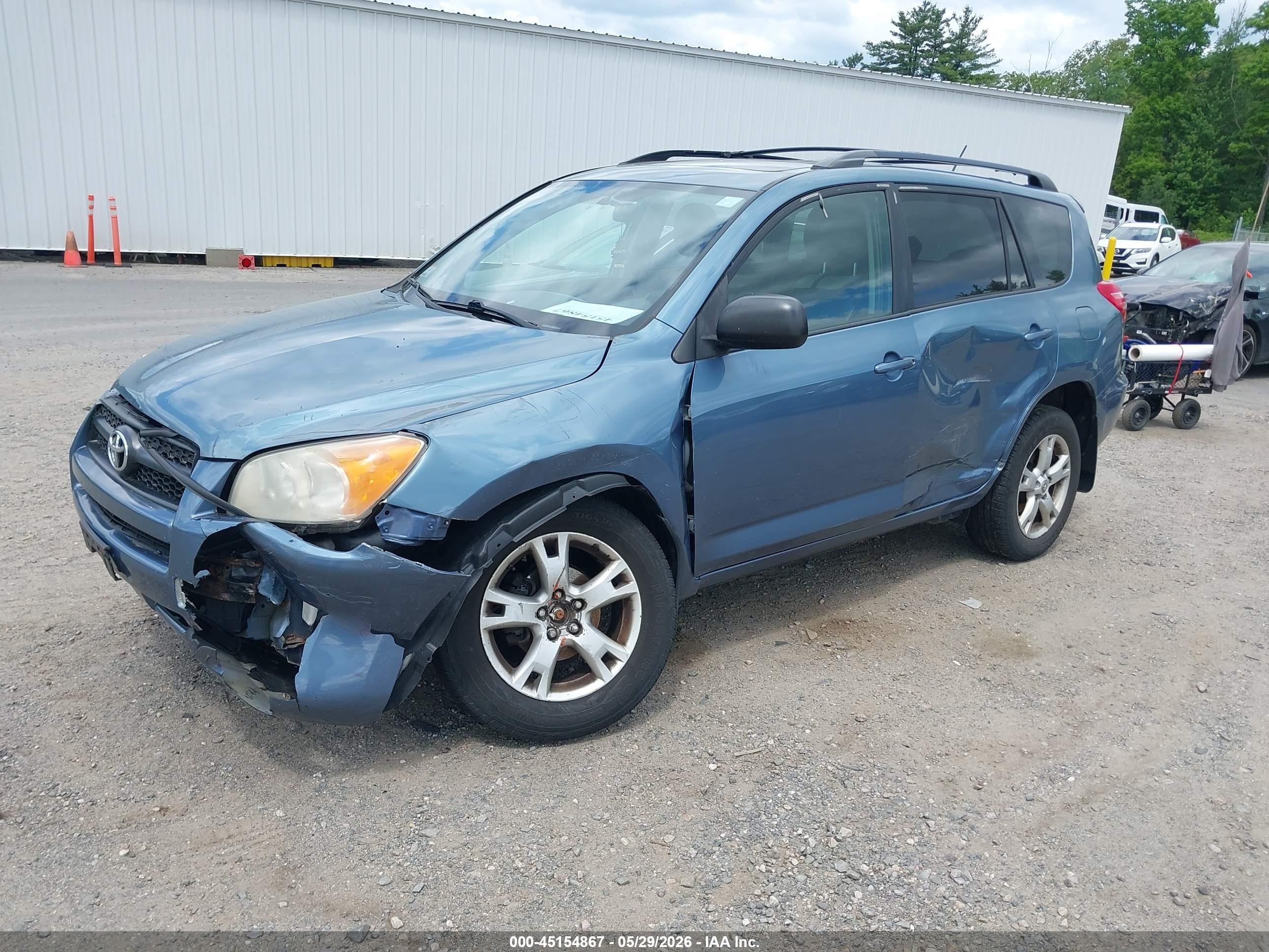 2011 Toyota Rav4   Blue vin: 2T3BF4DV9BW128420