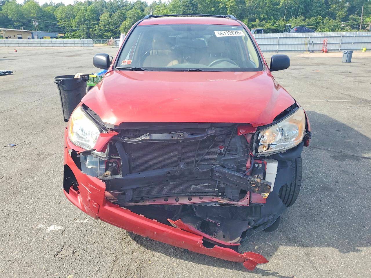 2011 Toyota Rav4 Base Red vin: 2T3BF4DV9BW138235