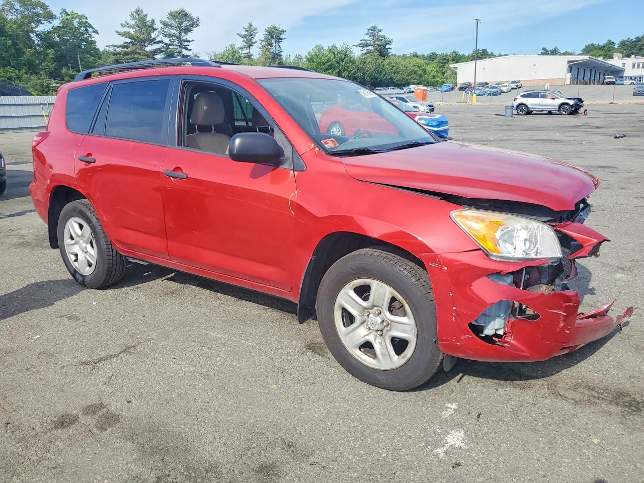 2011 Toyota Rav4 Base Red vin: 2T3BF4DV9BW138235