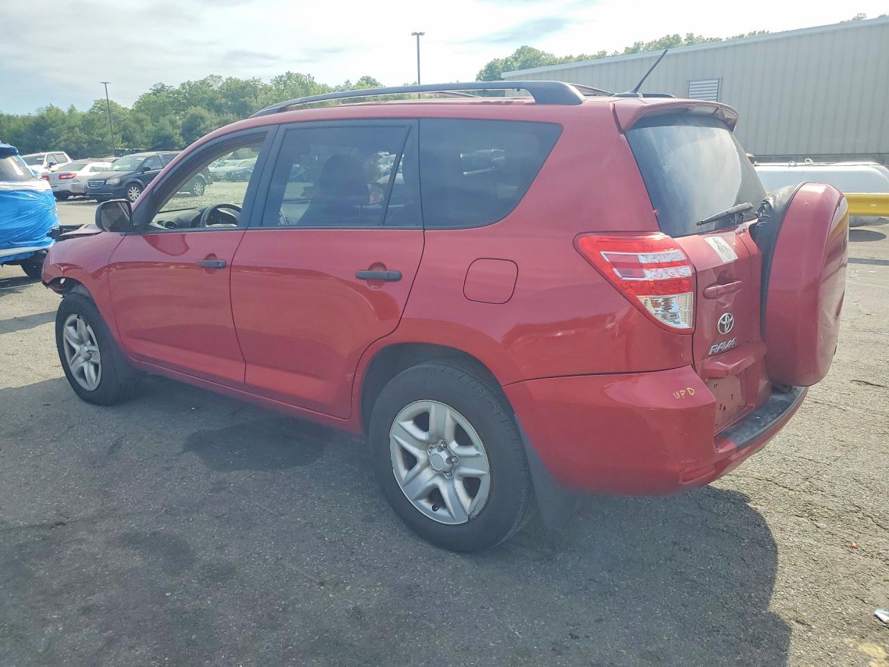 2011 Toyota Rav4 Base Red vin: 2T3BF4DV9BW138235