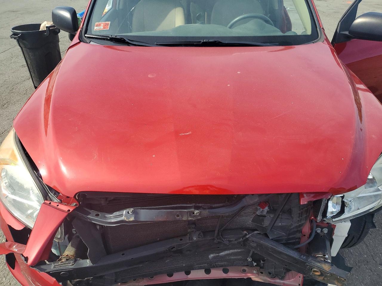 2011 Toyota Rav4 Base Red vin: 2T3BF4DV9BW138235