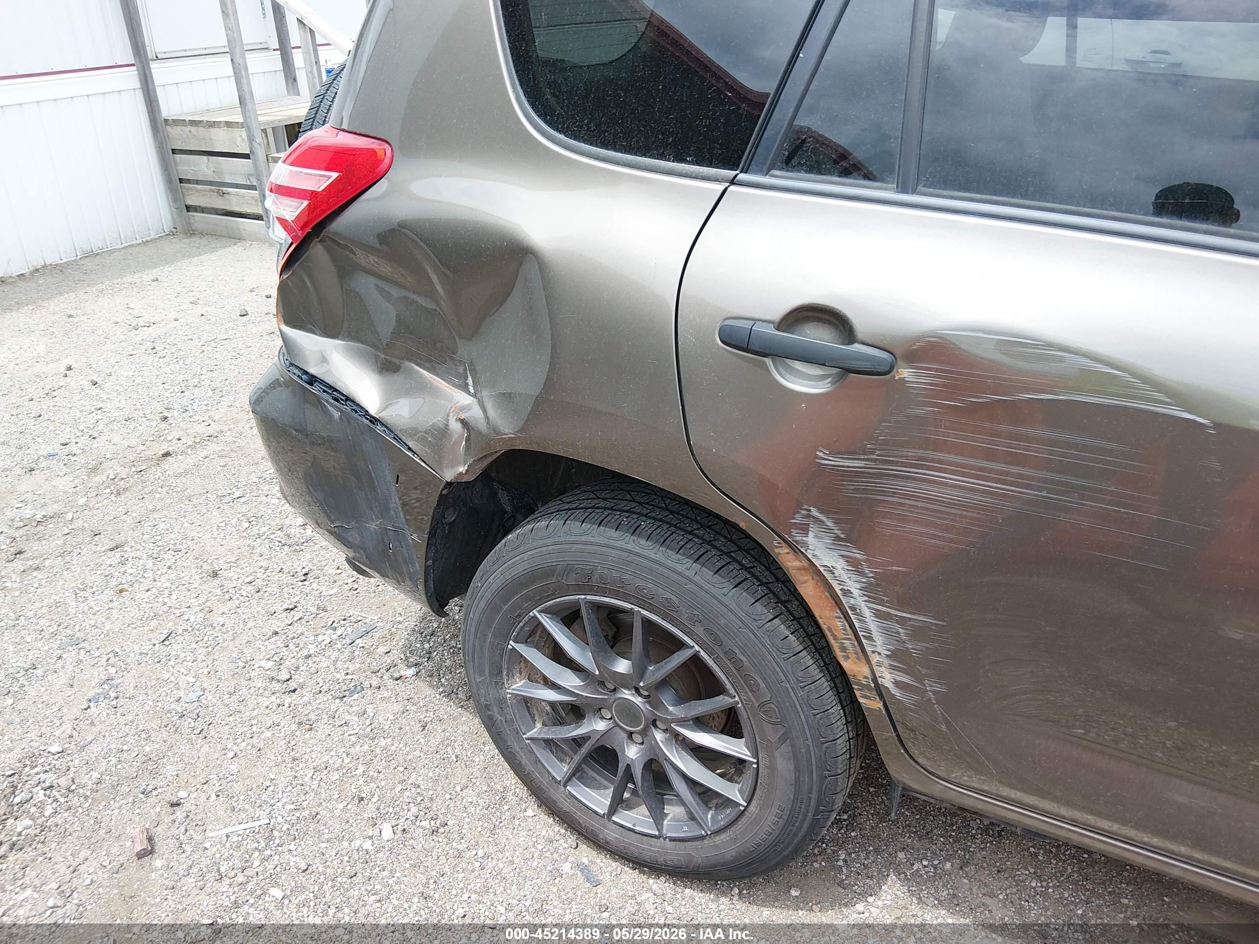 2011 Toyota Rav4   Gray vin: 2T3BF4DV9BW177407