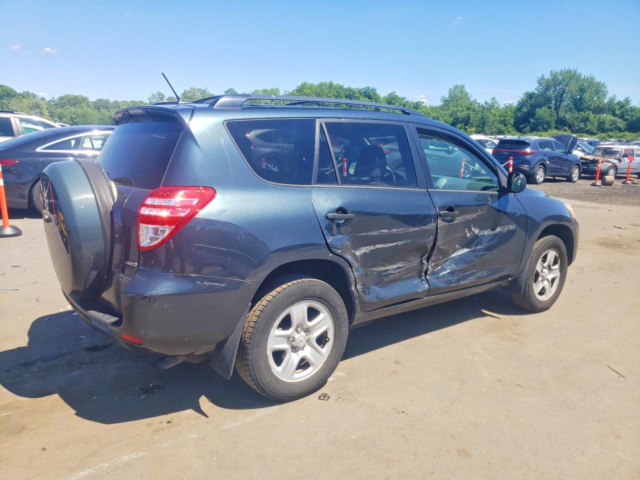 2012 Toyota Rav4 Base Green vin: 2T3BF4DV9CW184102