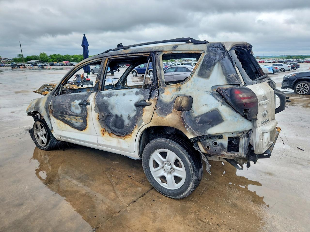 2012 Toyota Rav4 Base Белый vin: 2T3BF4DV9CW187260