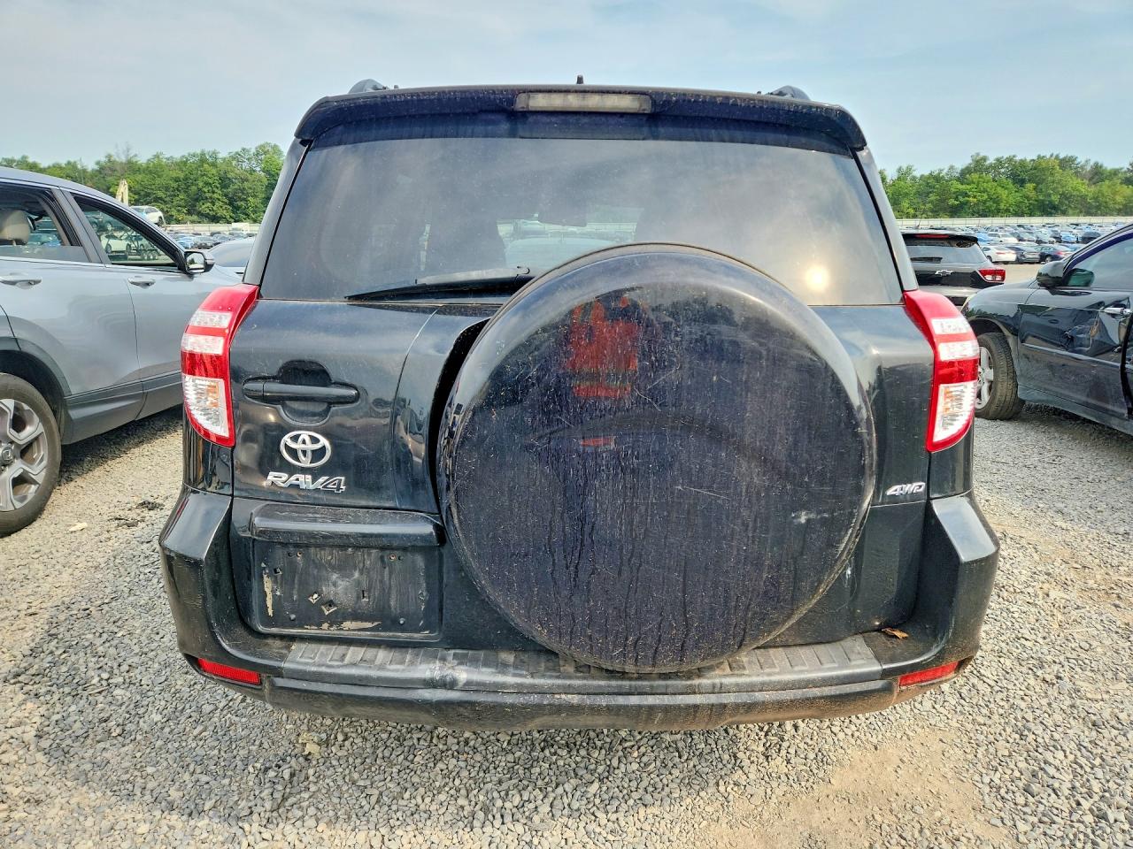 2012 Toyota Rav4 Base Black vin: 2T3BF4DV9CW192765