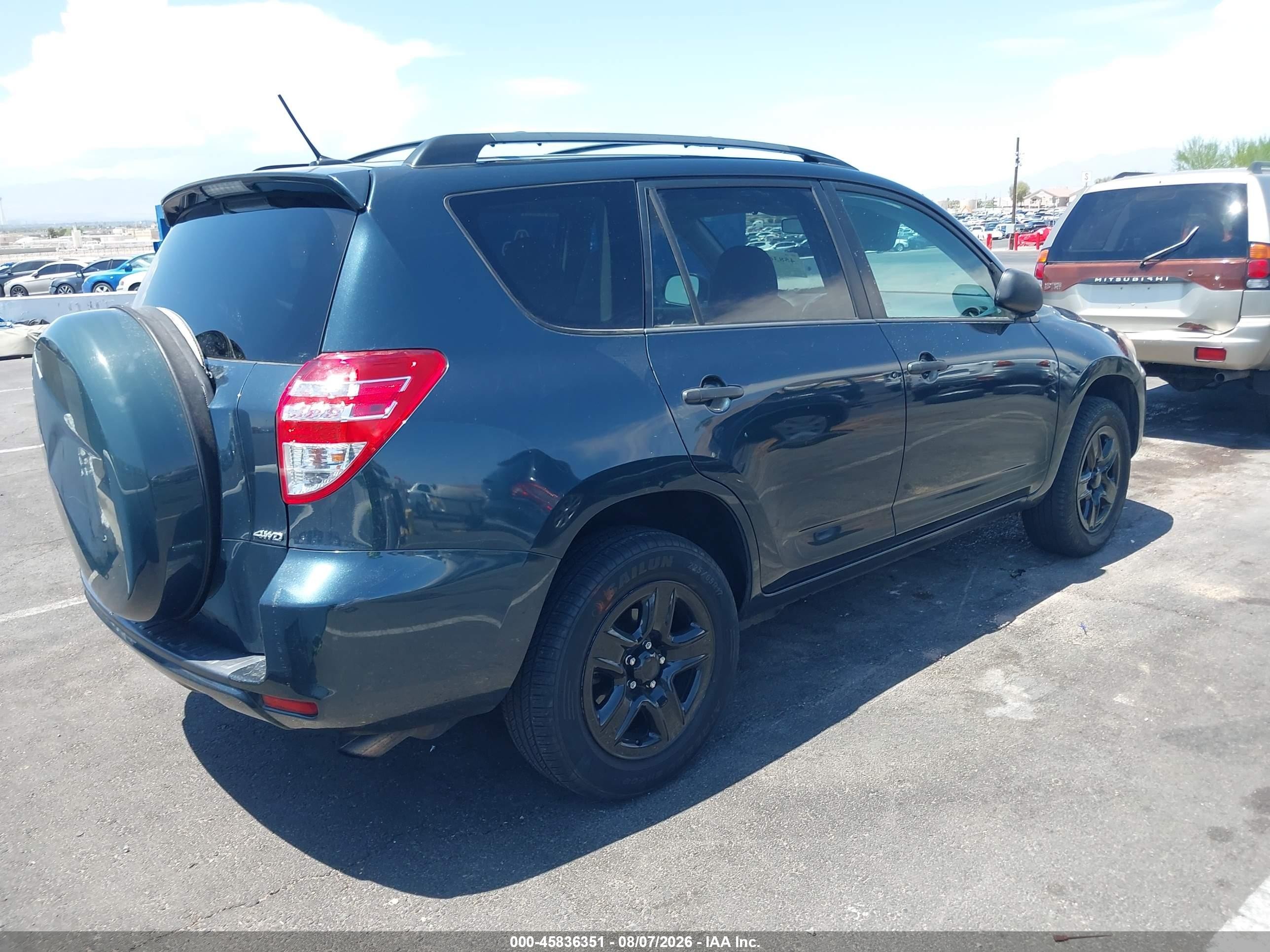 2012 Toyota Rav4   Blue vin: 2T3BF4DV9CW213761