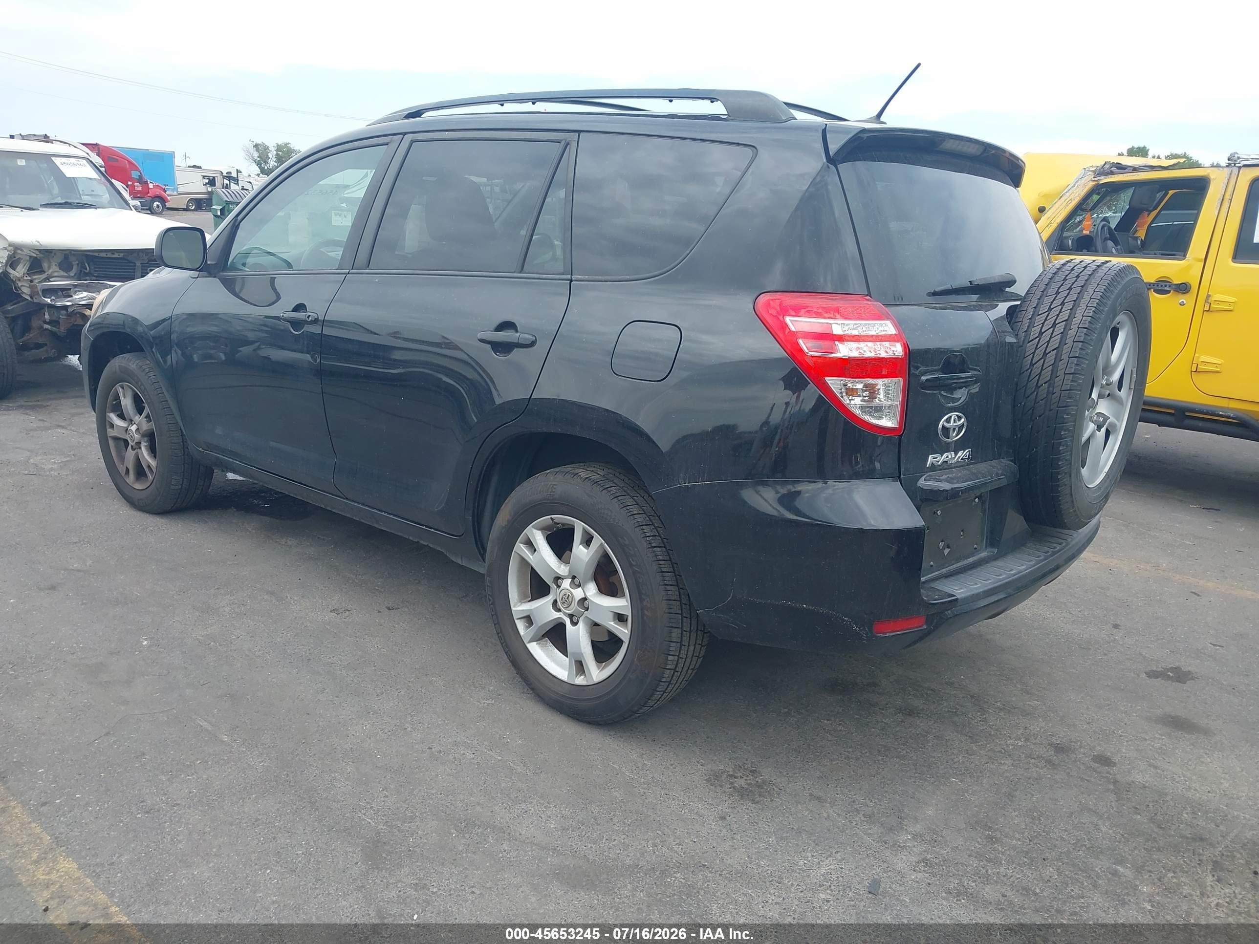 2012 Toyota Rav4 Черный vin: 2T3BF4DV9CW215543