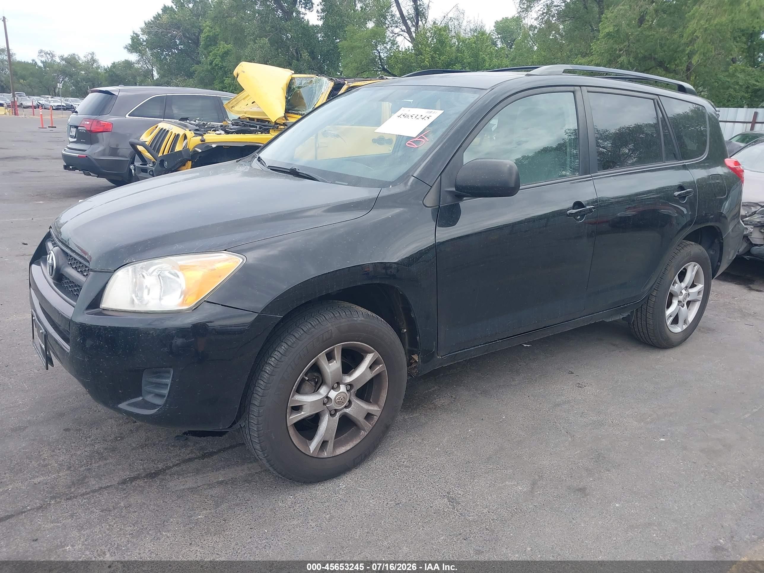 2012 Toyota Rav4 Черный vin: 2T3BF4DV9CW215543