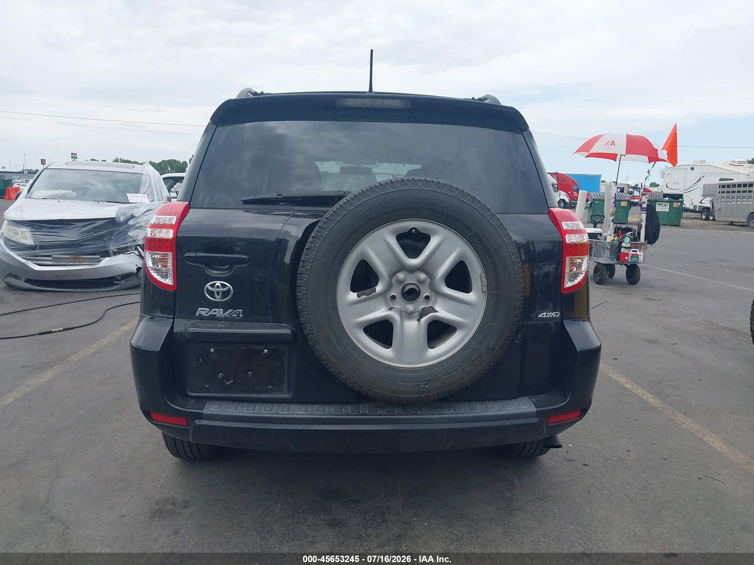 2012 Toyota Rav4 Черный vin: 2T3BF4DV9CW215543